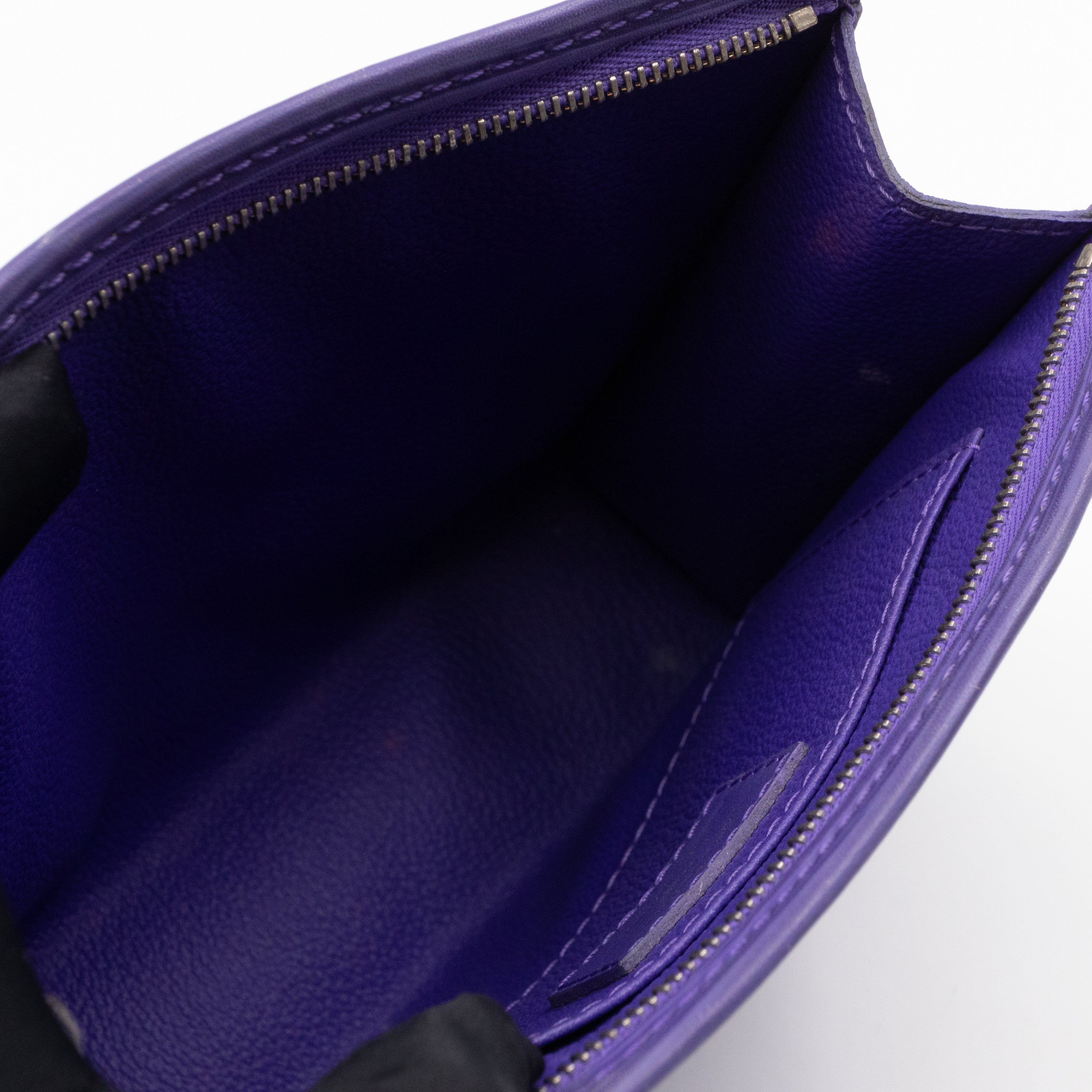 Toiletry Pouch 19 Purple Epi Leather