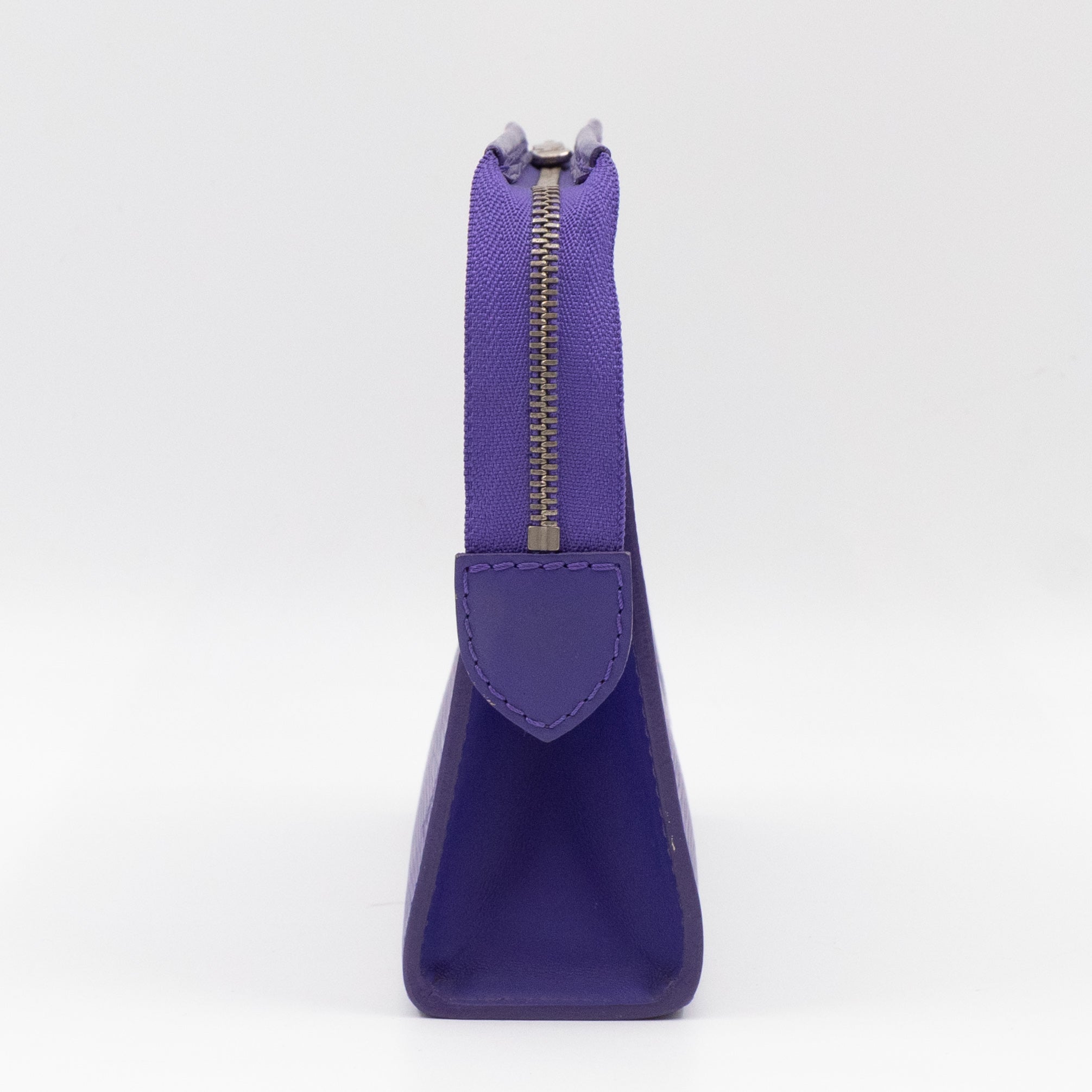 Toiletry Pouch 19 Purple Epi Leather