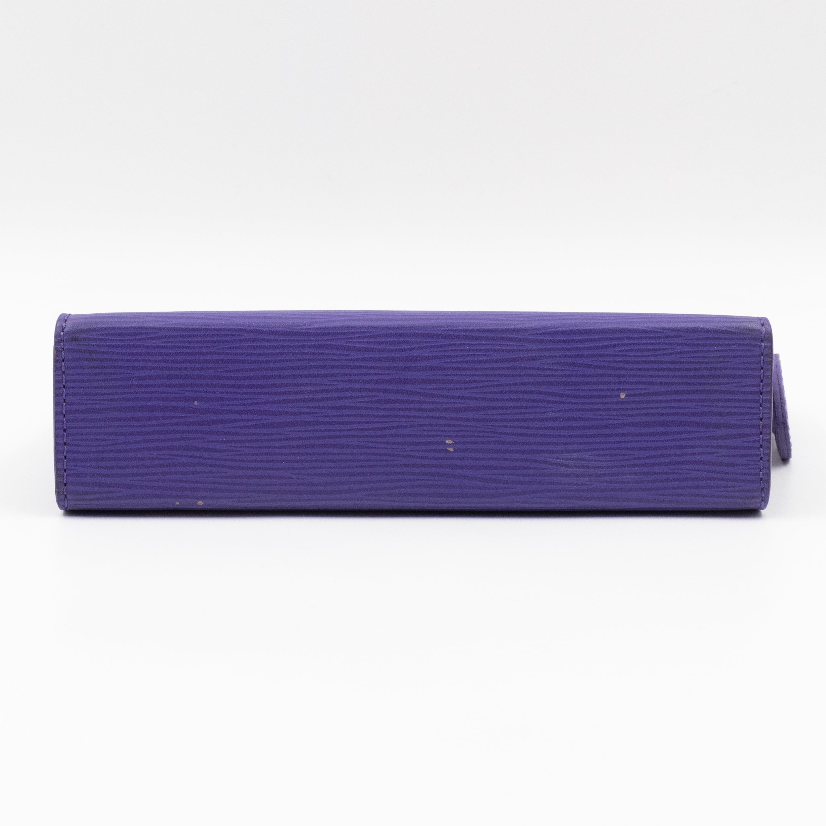 Toiletry Pouch 19 Purple Epi Leather