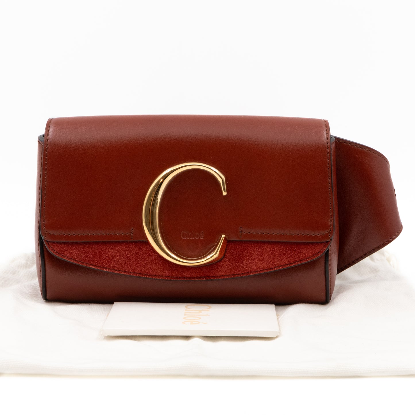 C Belt Bag Brown Leather
