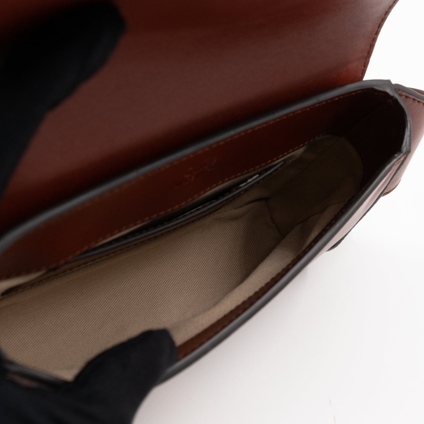 C Belt Bag Brown Leather
