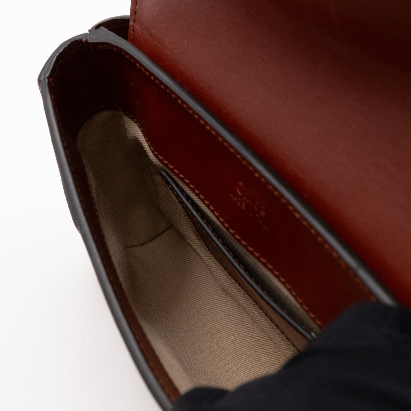 C Belt Bag Brown Leather