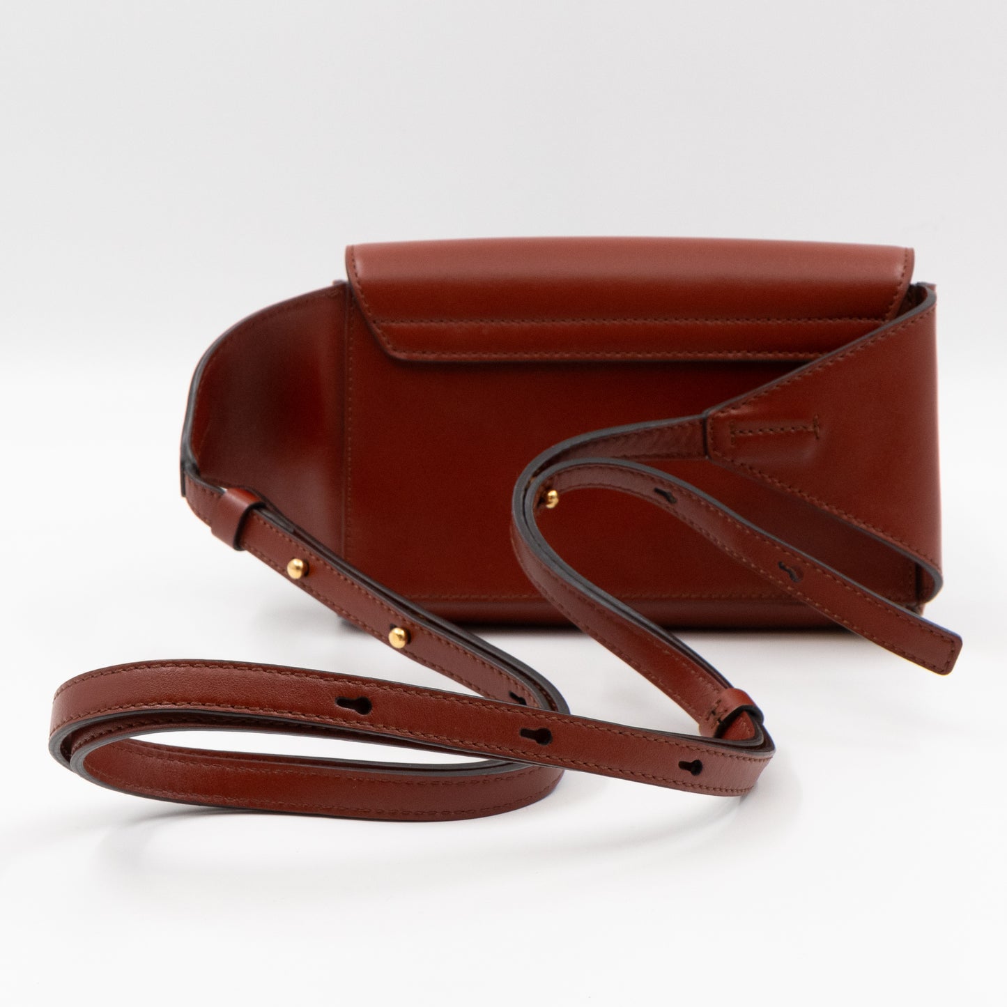 C Belt Bag Brown Leather