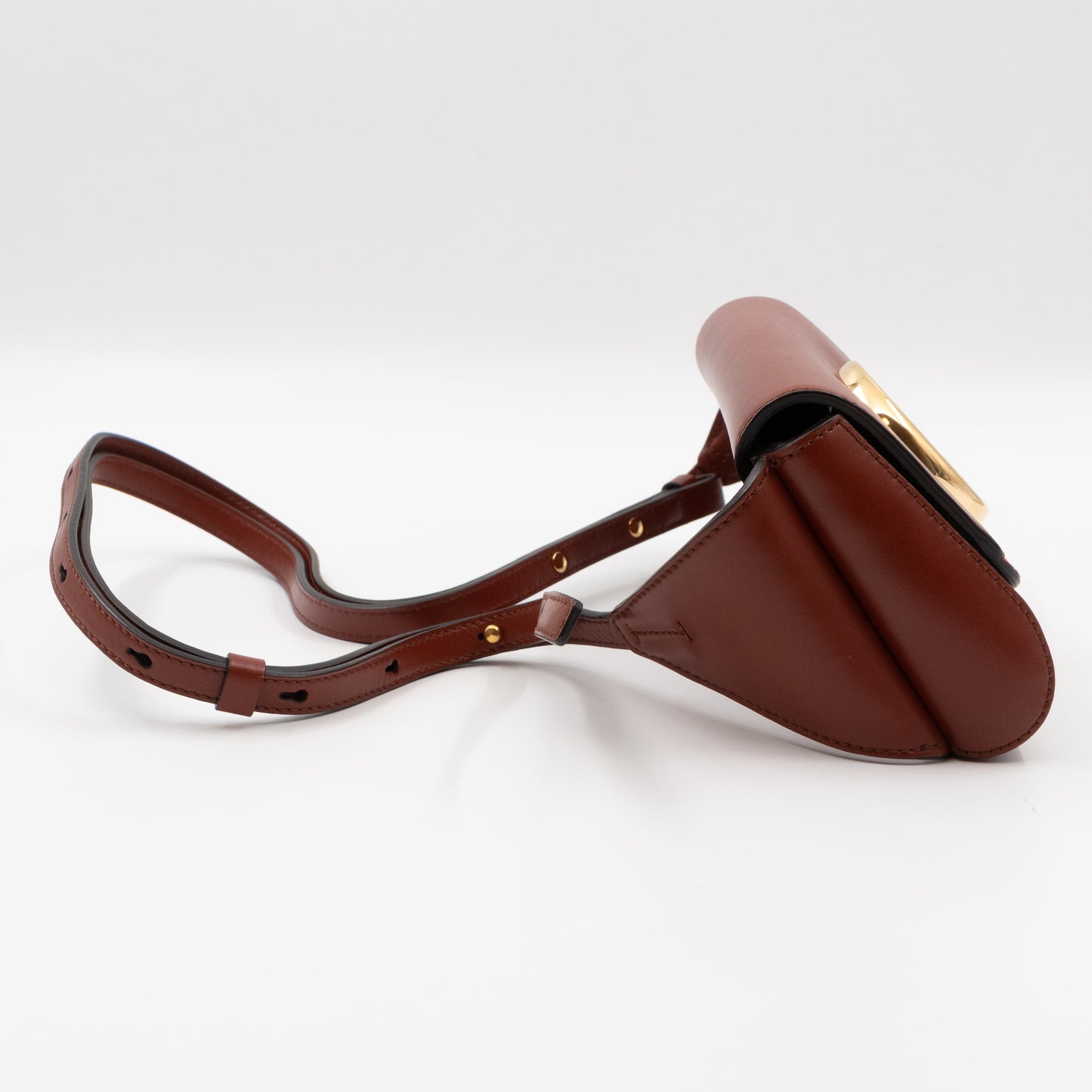 C Belt Bag Brown Leather