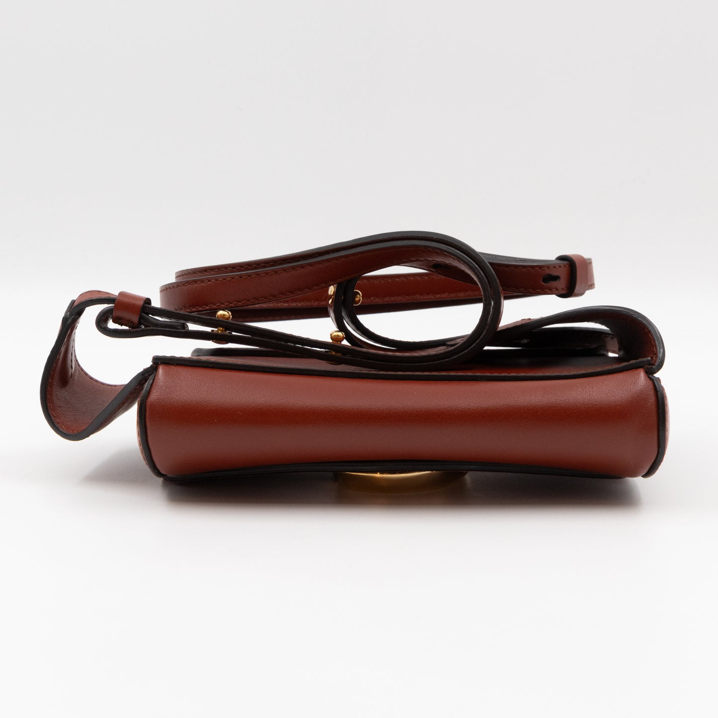 C Belt Bag Brown Leather