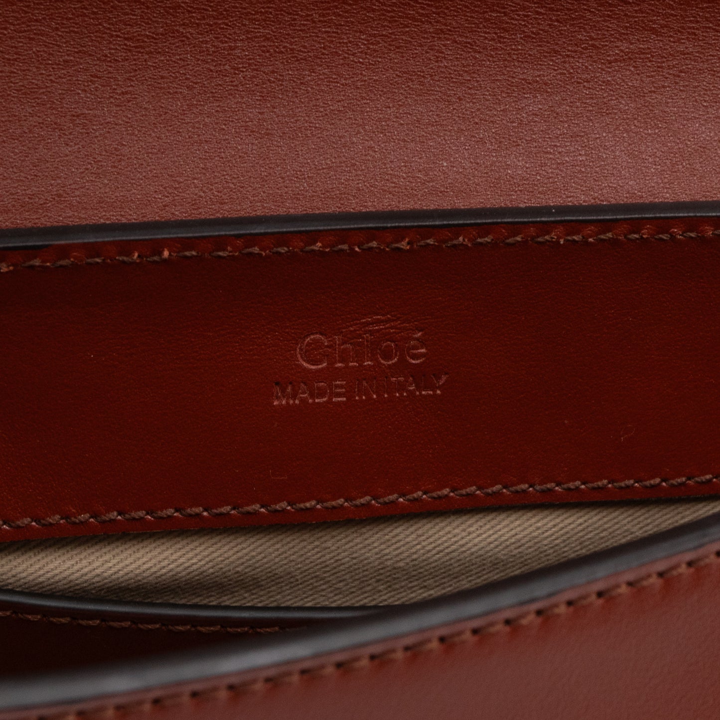 C Belt Bag Brown Leather