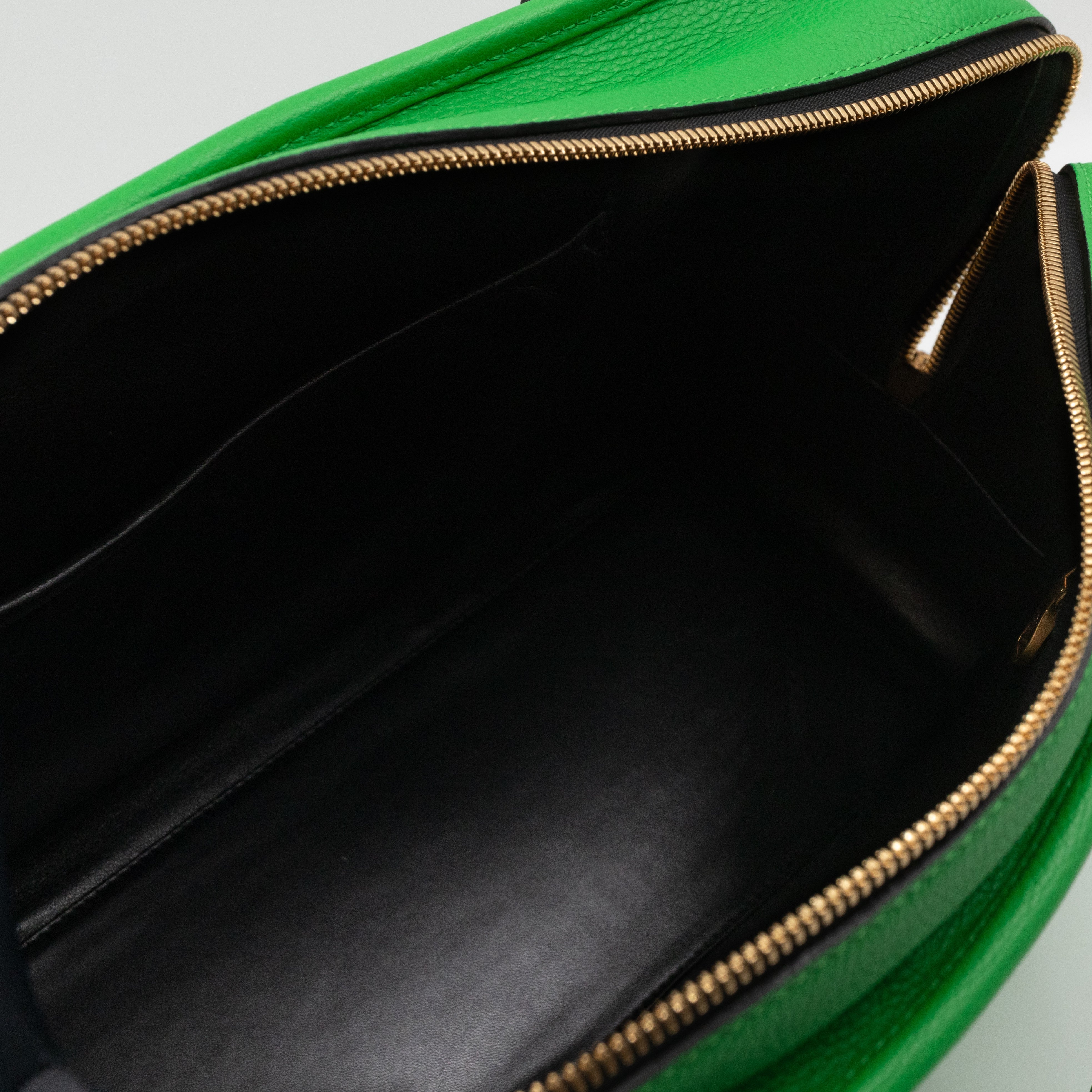 Acid Amazona 36 Handbag Green Leather
