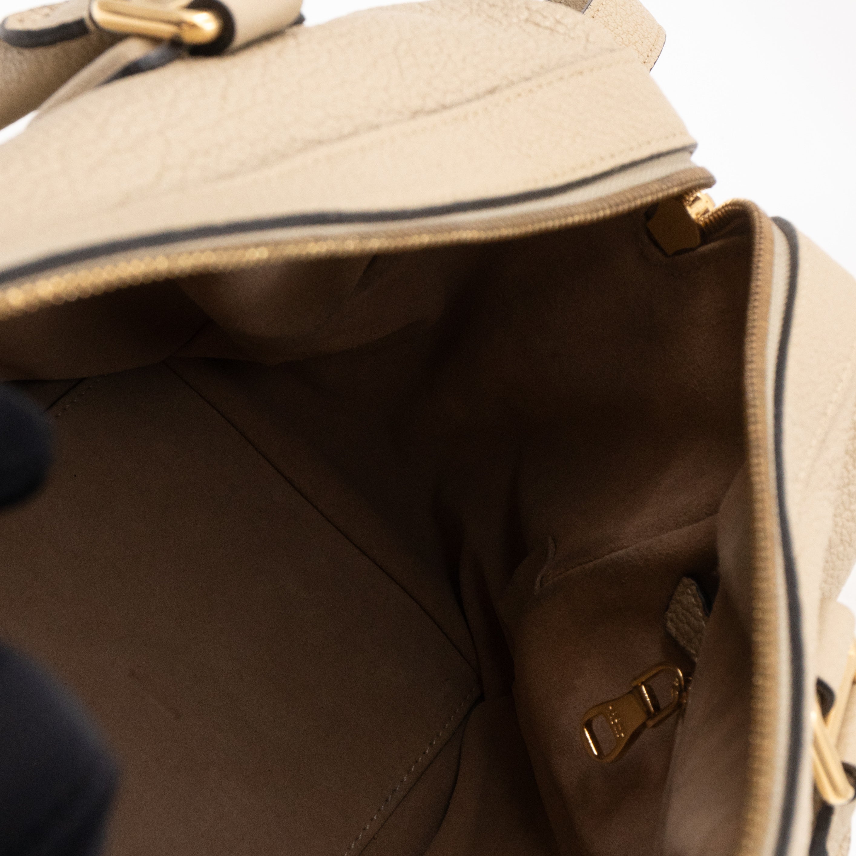 Paseo 30 Boston Bag Beige Leather
