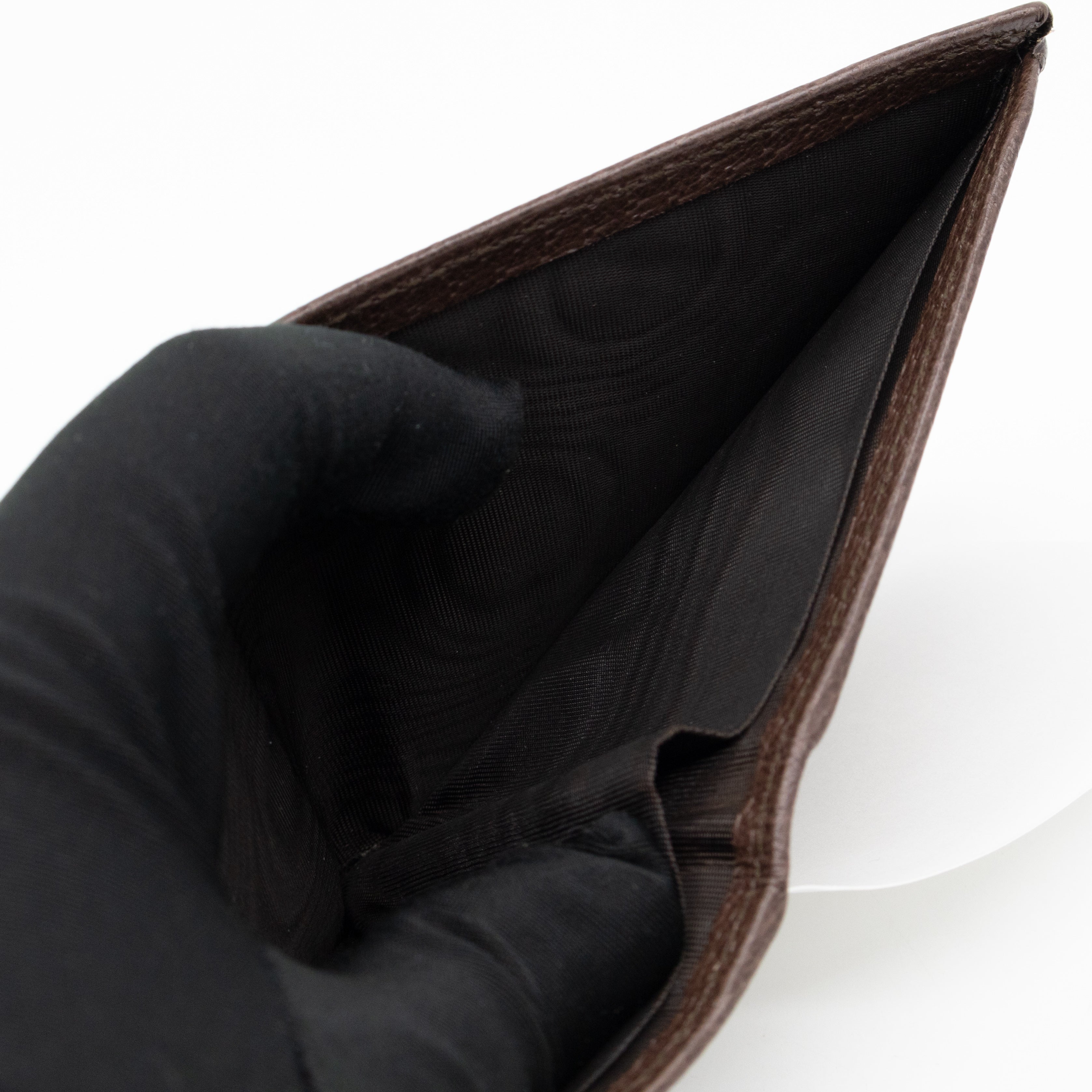 Gucci 100 Bi-Fold Wallet Brown Leather