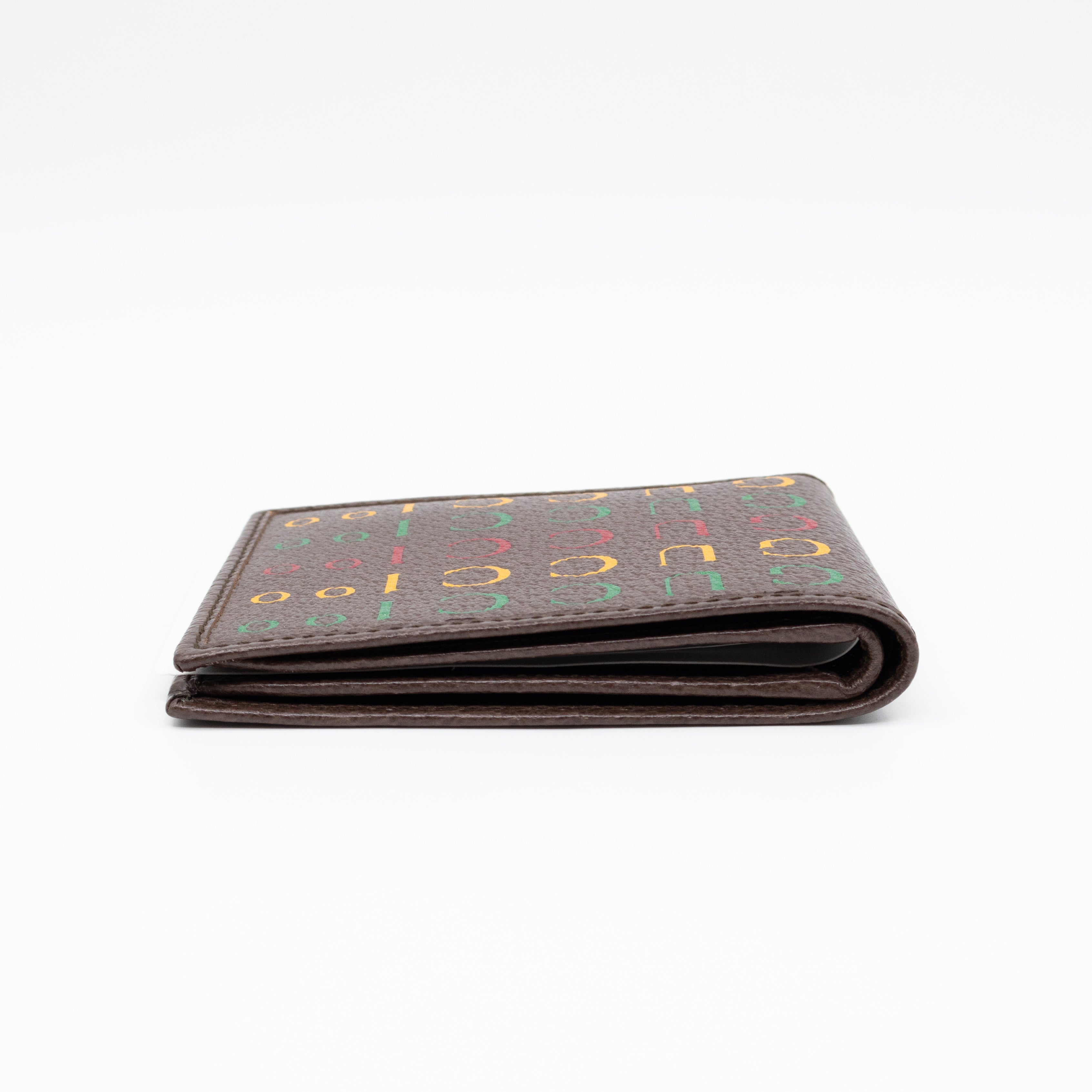 Gucci 100 Bi-Fold Wallet Brown Leather