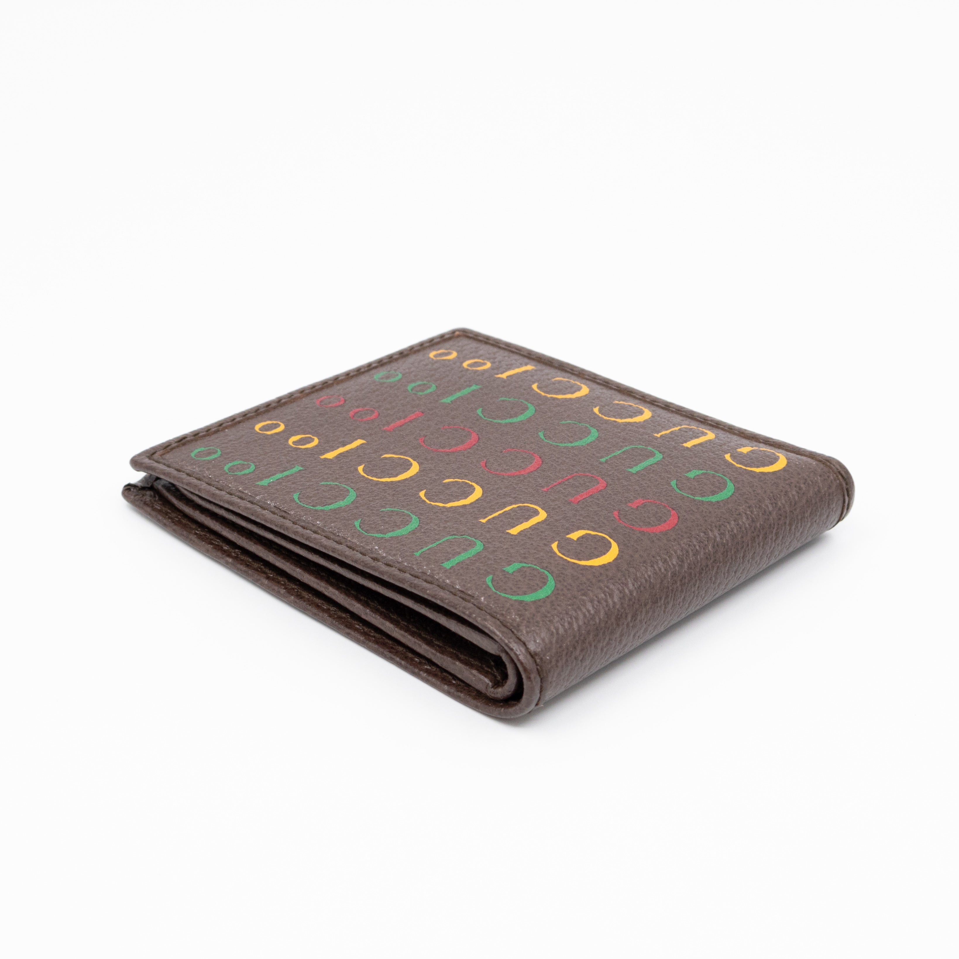 Gucci 100 Bi-Fold Wallet Brown Leather