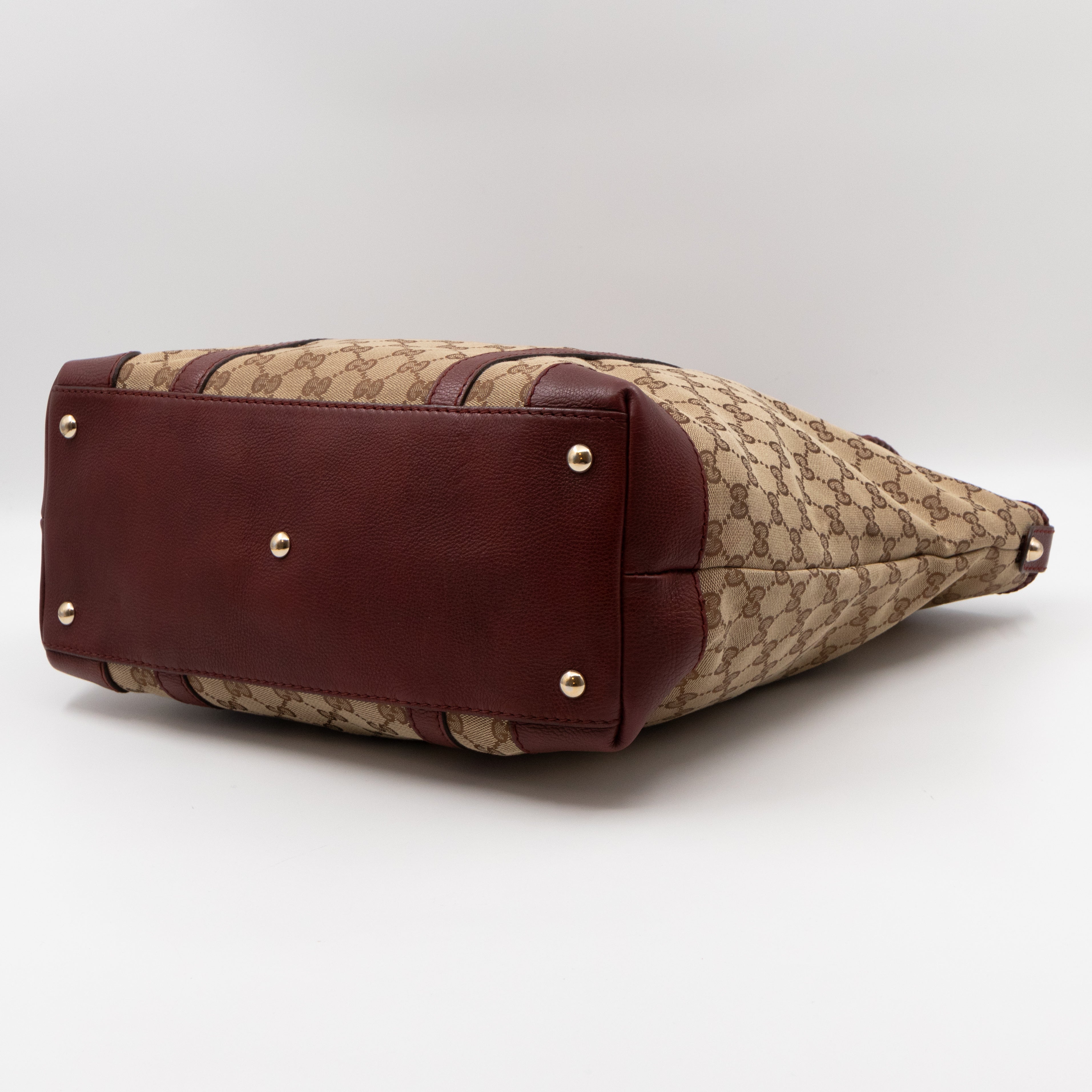 Marrakech Large Tote Bag GG Canvas Burgundy