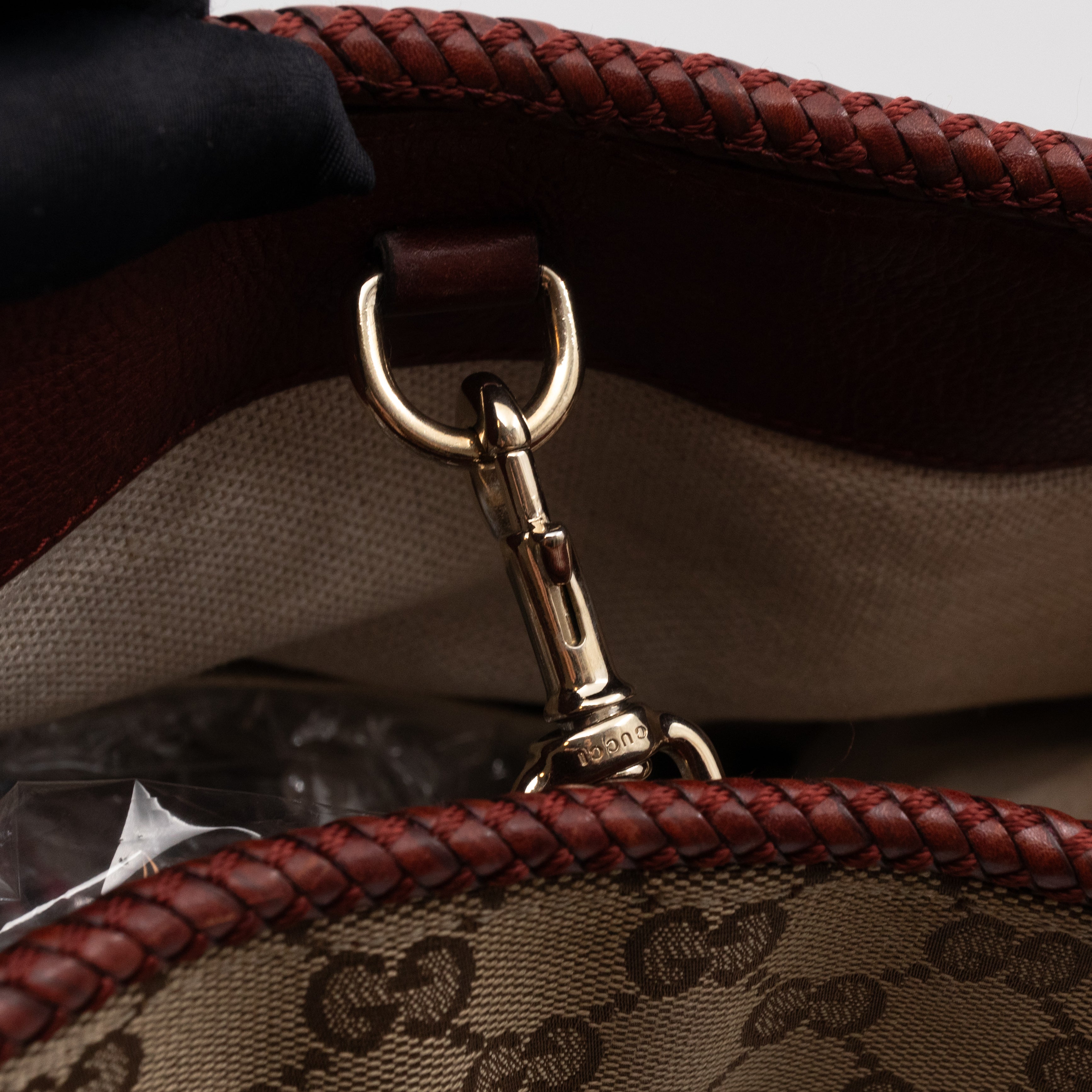 Marrakech Large Tote Bag GG Canvas Burgundy