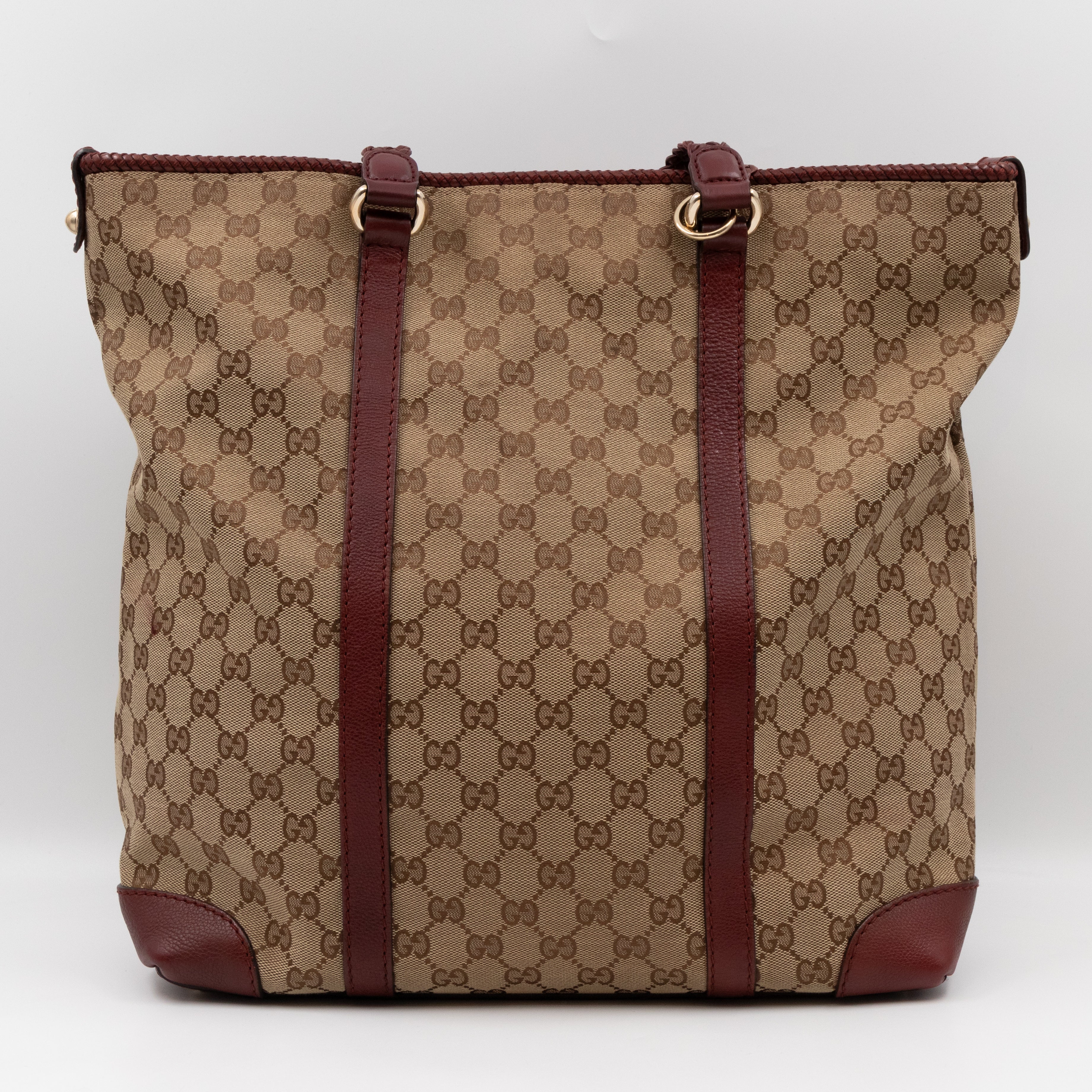 Marrakech Large Tote Bag GG Canvas Burgundy