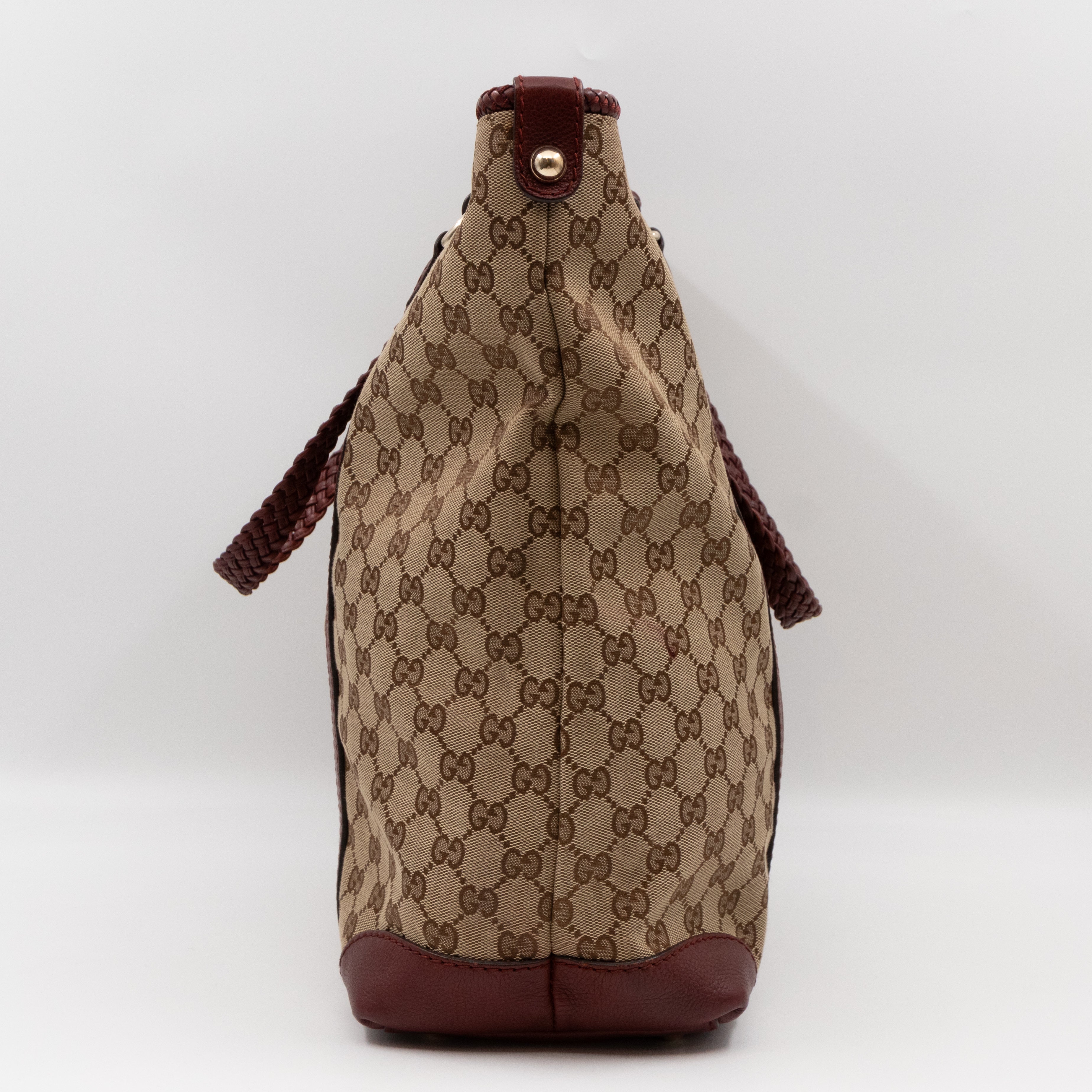 Marrakech Large Tote Bag GG Canvas Burgundy