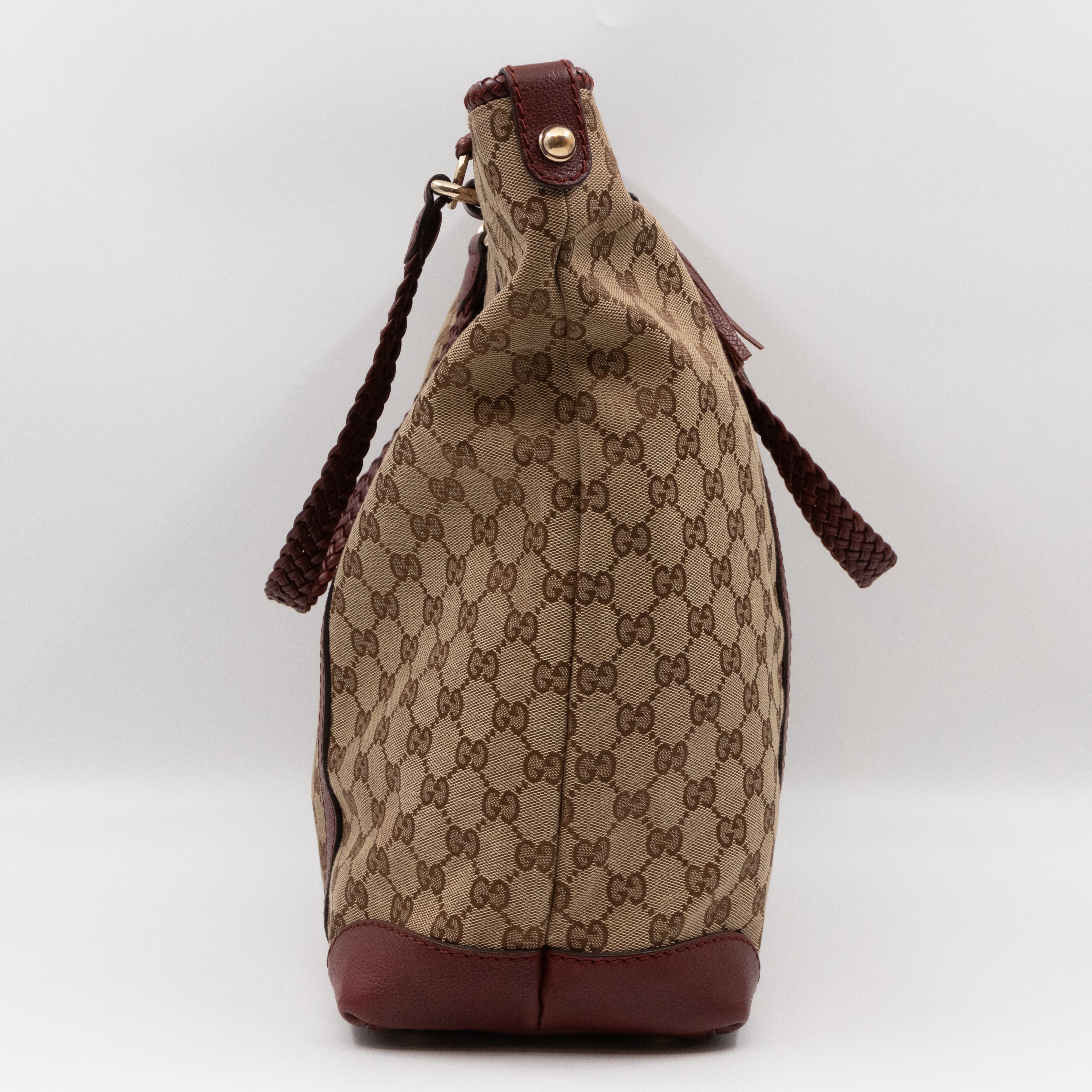 Marrakech Large Tote Bag GG Canvas Burgundy