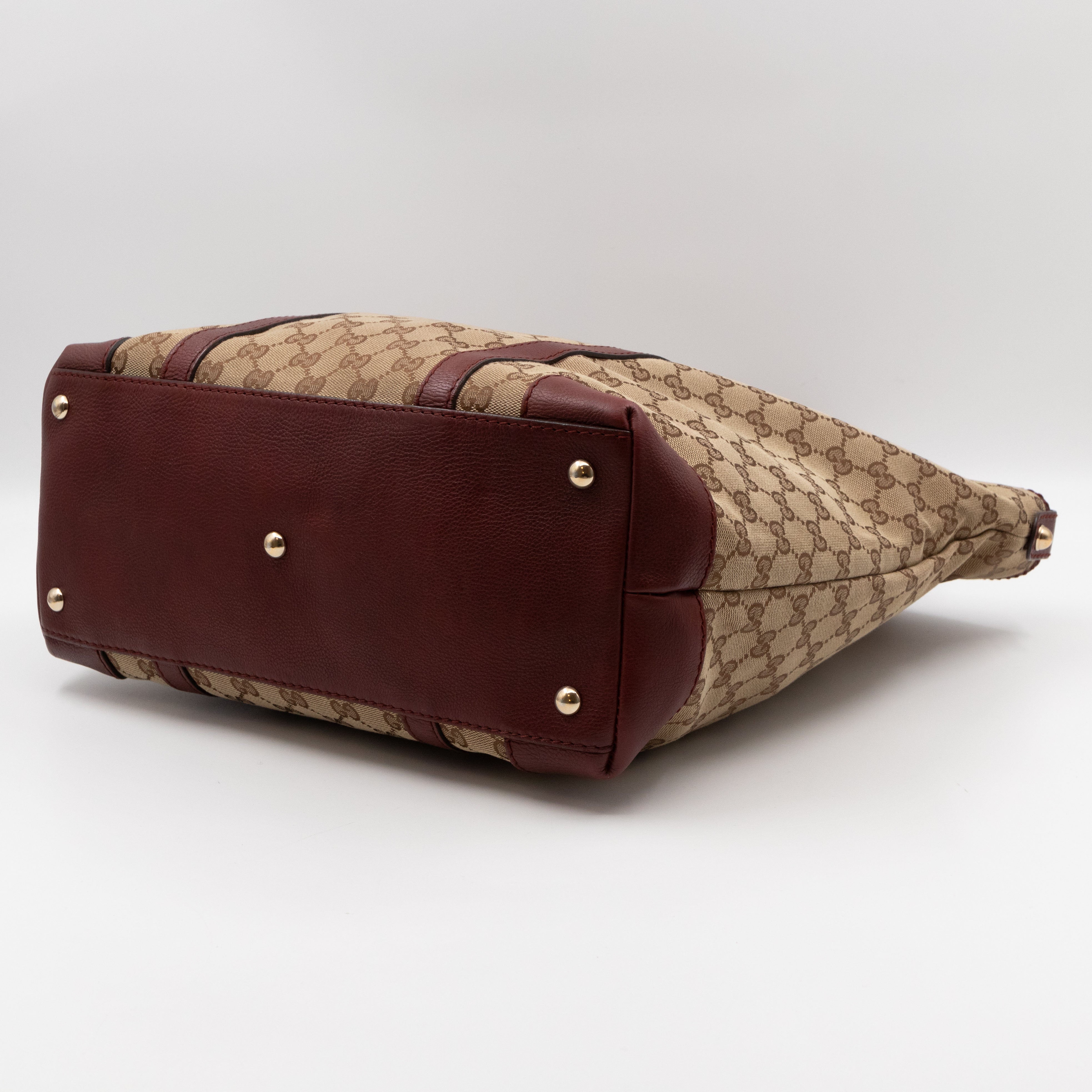 Marrakech Large Tote Bag GG Canvas Burgundy