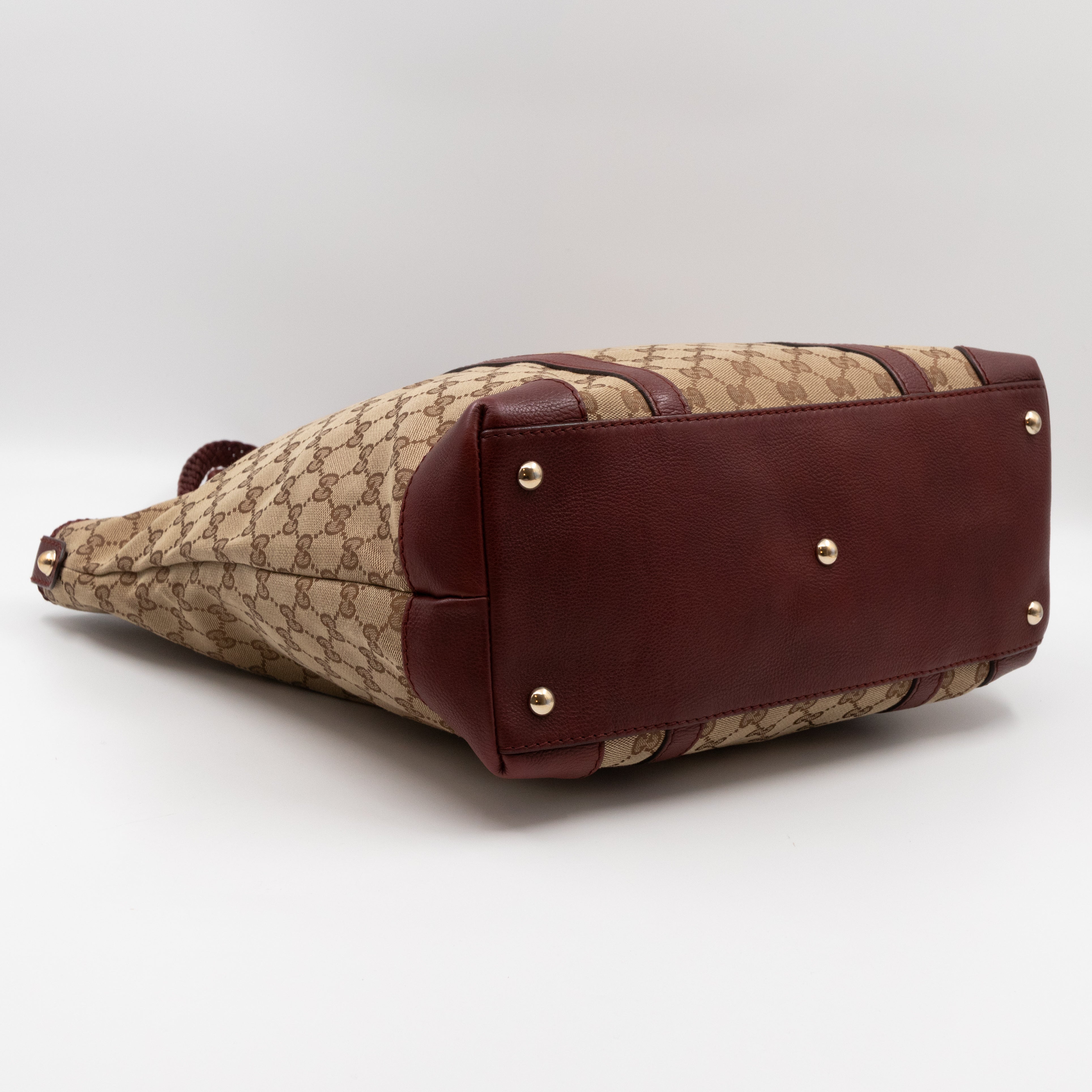 Marrakech Large Tote Bag GG Canvas Burgundy