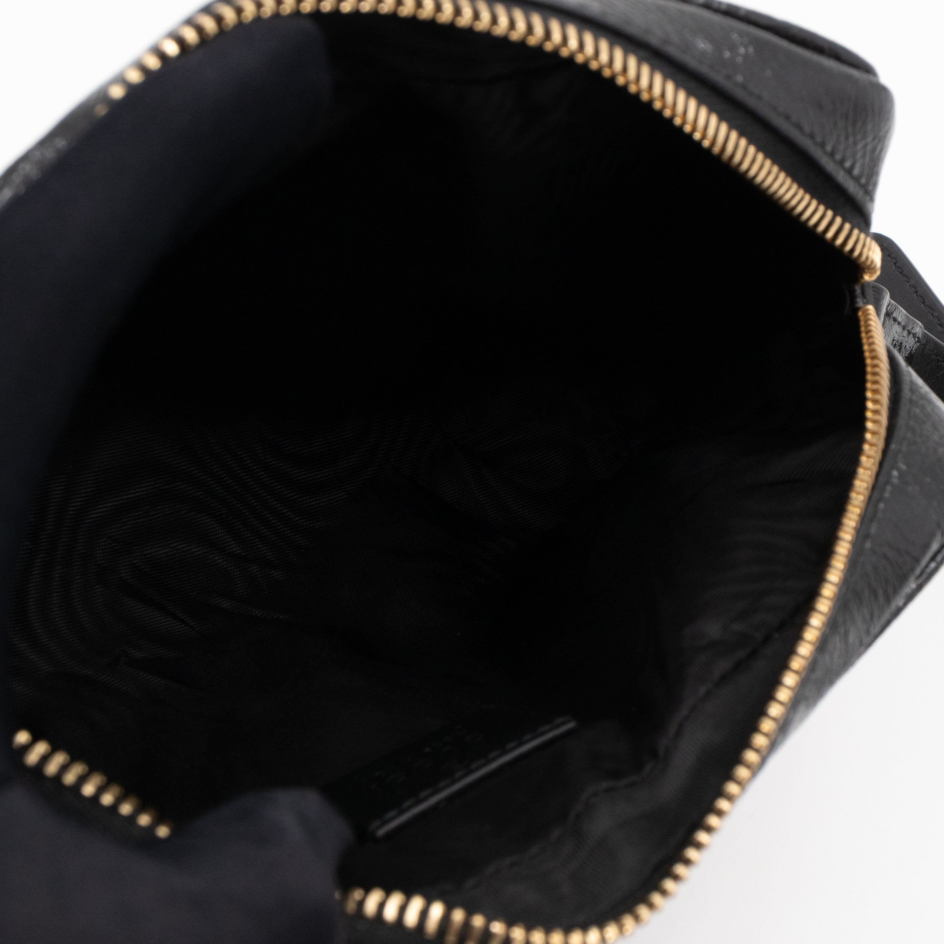 Mini Ophidia Web Crossbody Brown Suede Black Leather