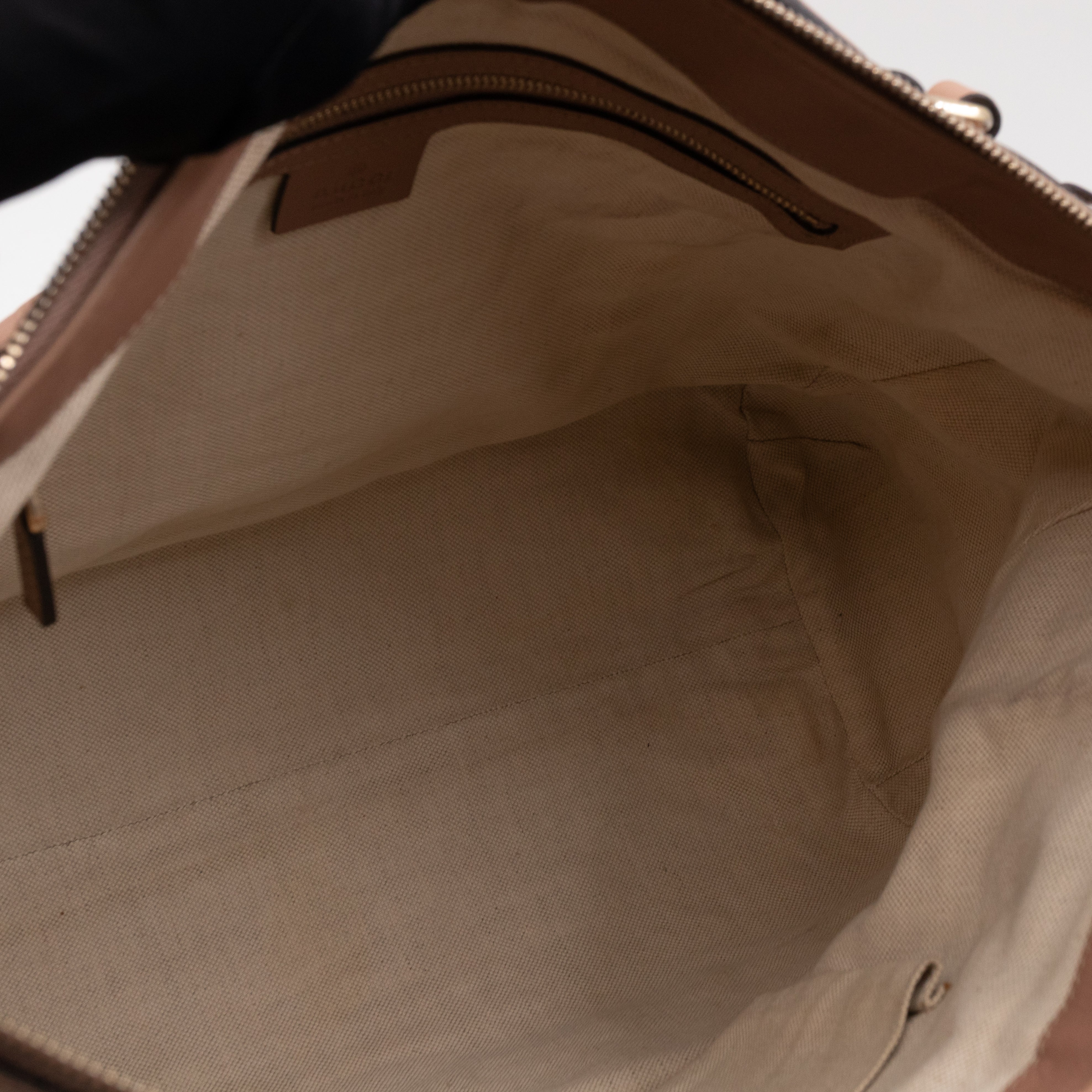 Mayfair Bow Tote Bag Beige Rose Guccissima Leather