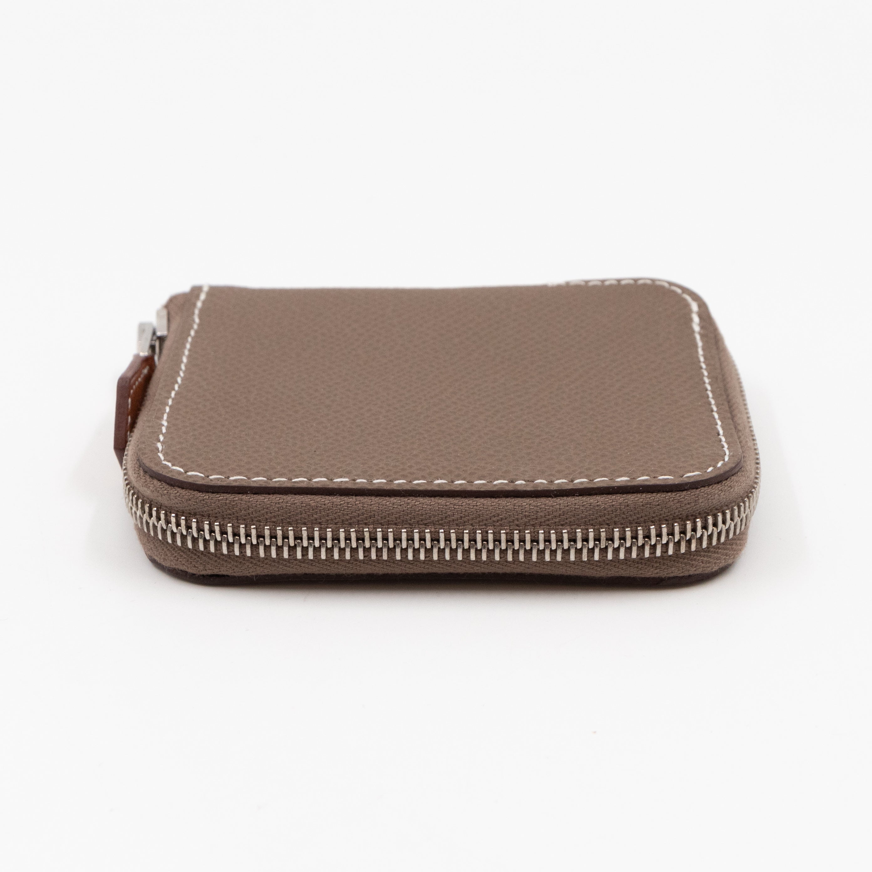 Silk'in Change Purse Etoupe Leather