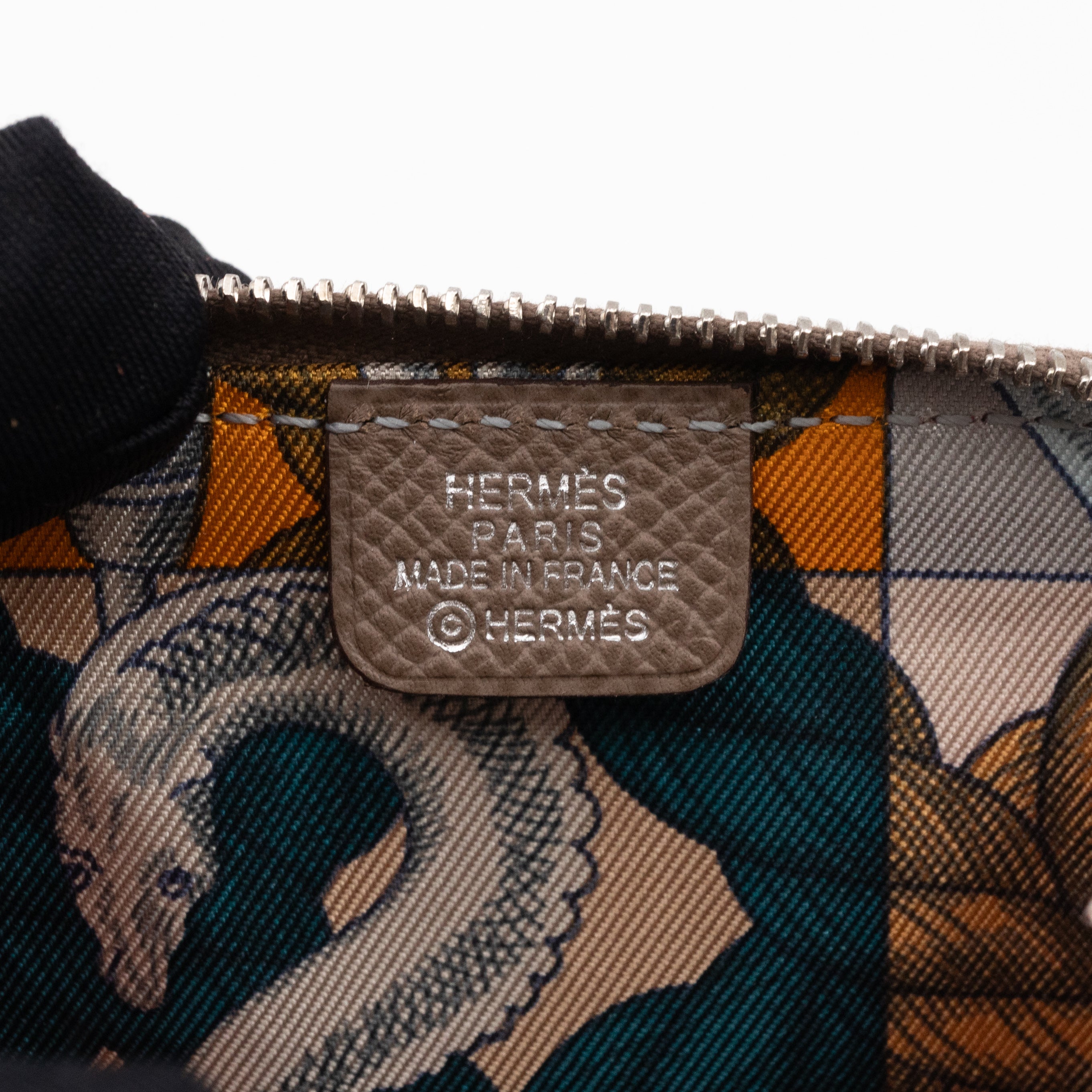 Silk'in Change Purse Etoupe Leather