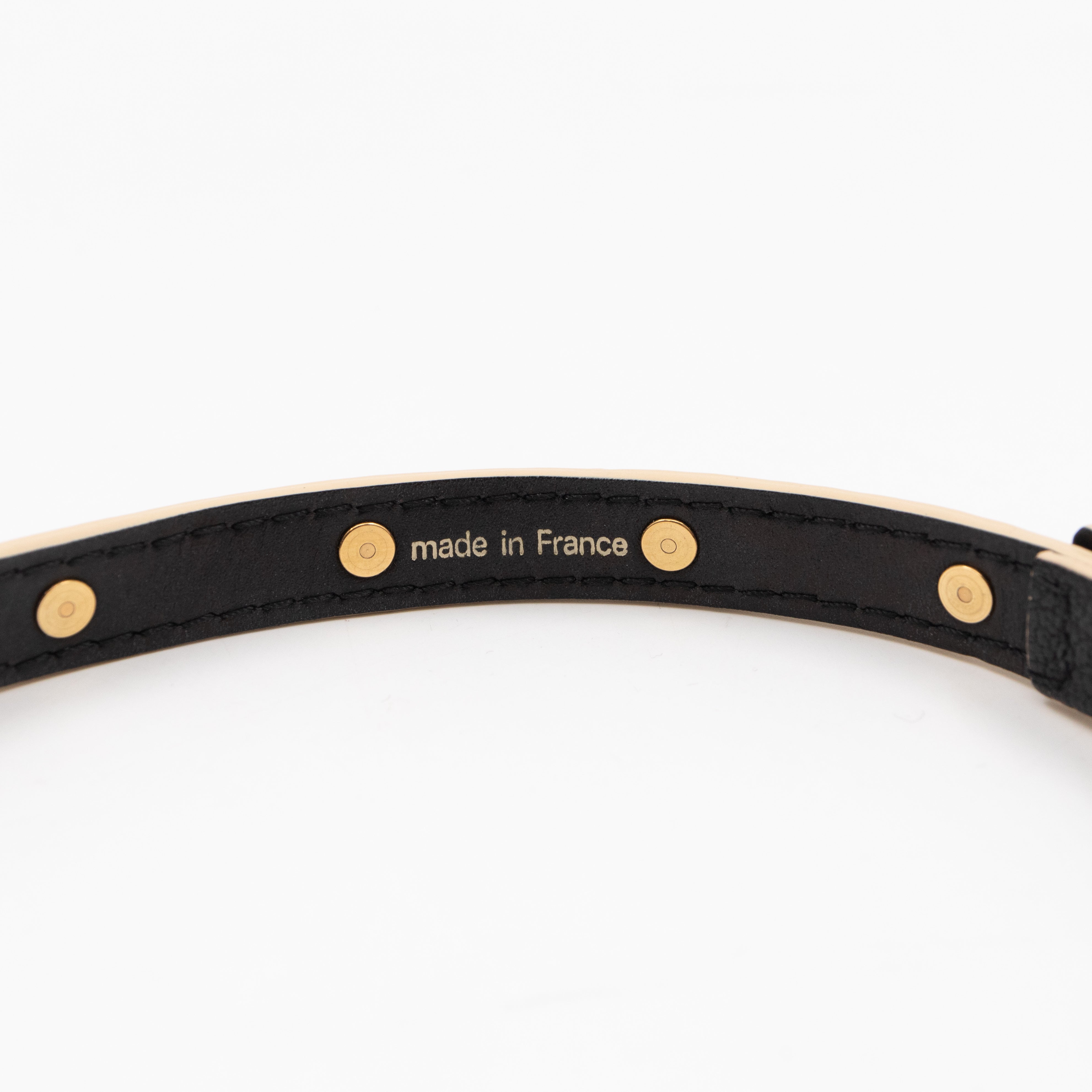 Double Tour Suhali Bracelet Black Leather