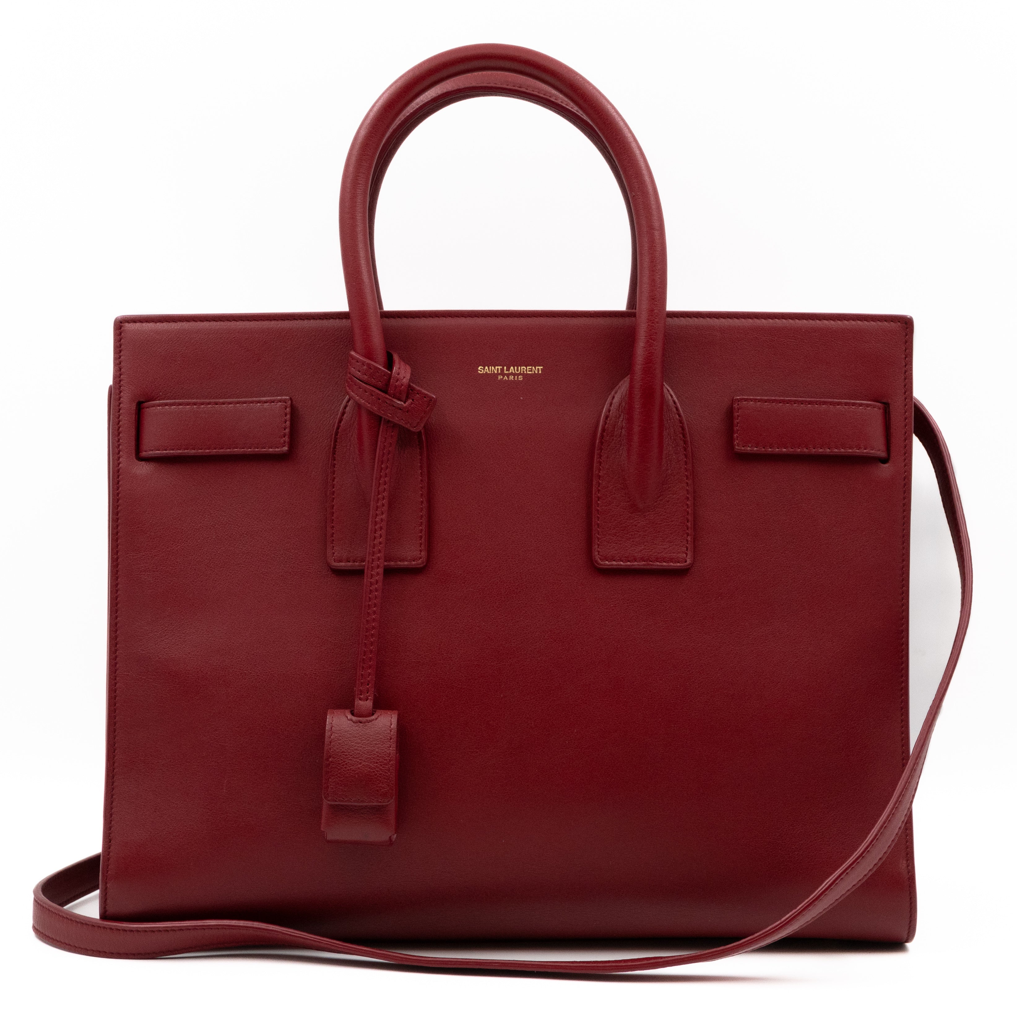 Sac de Jour Small Dark Red Leather