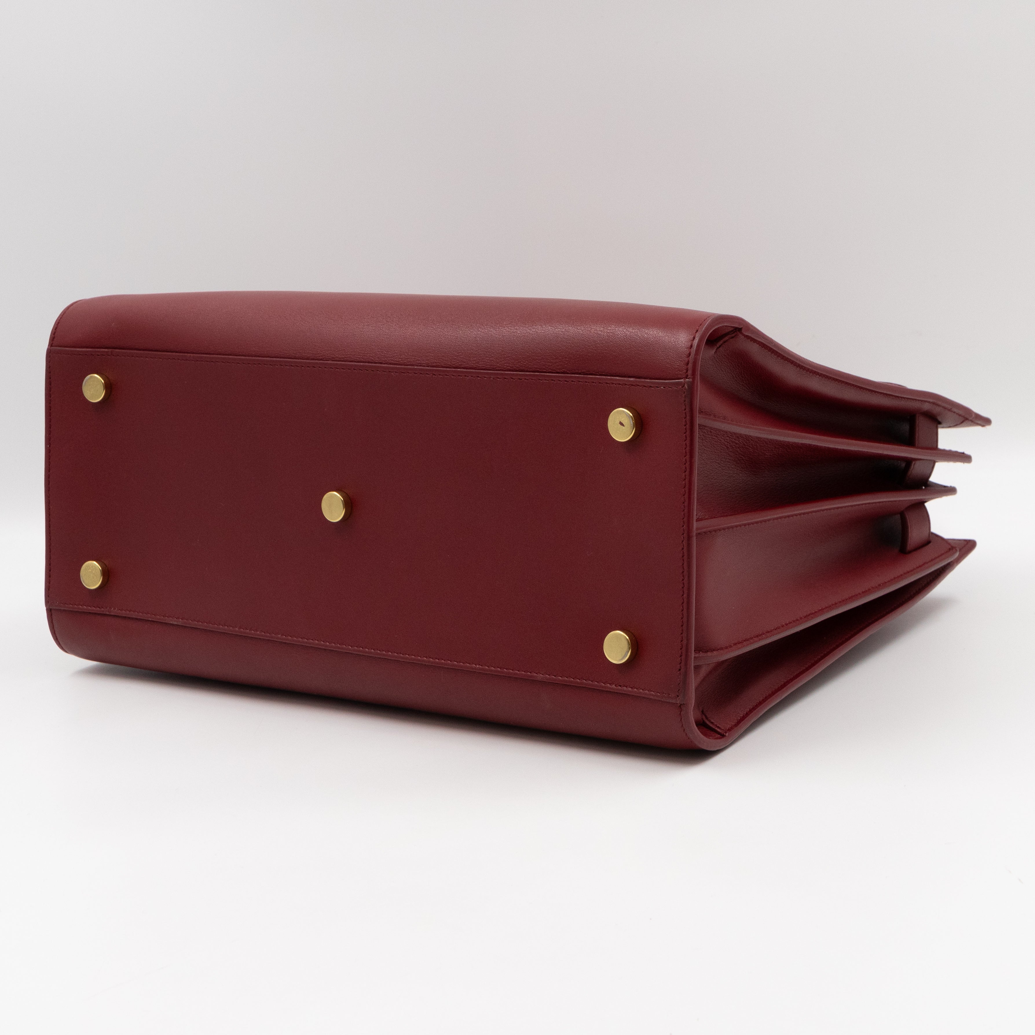Sac de Jour Small Dark Red Leather