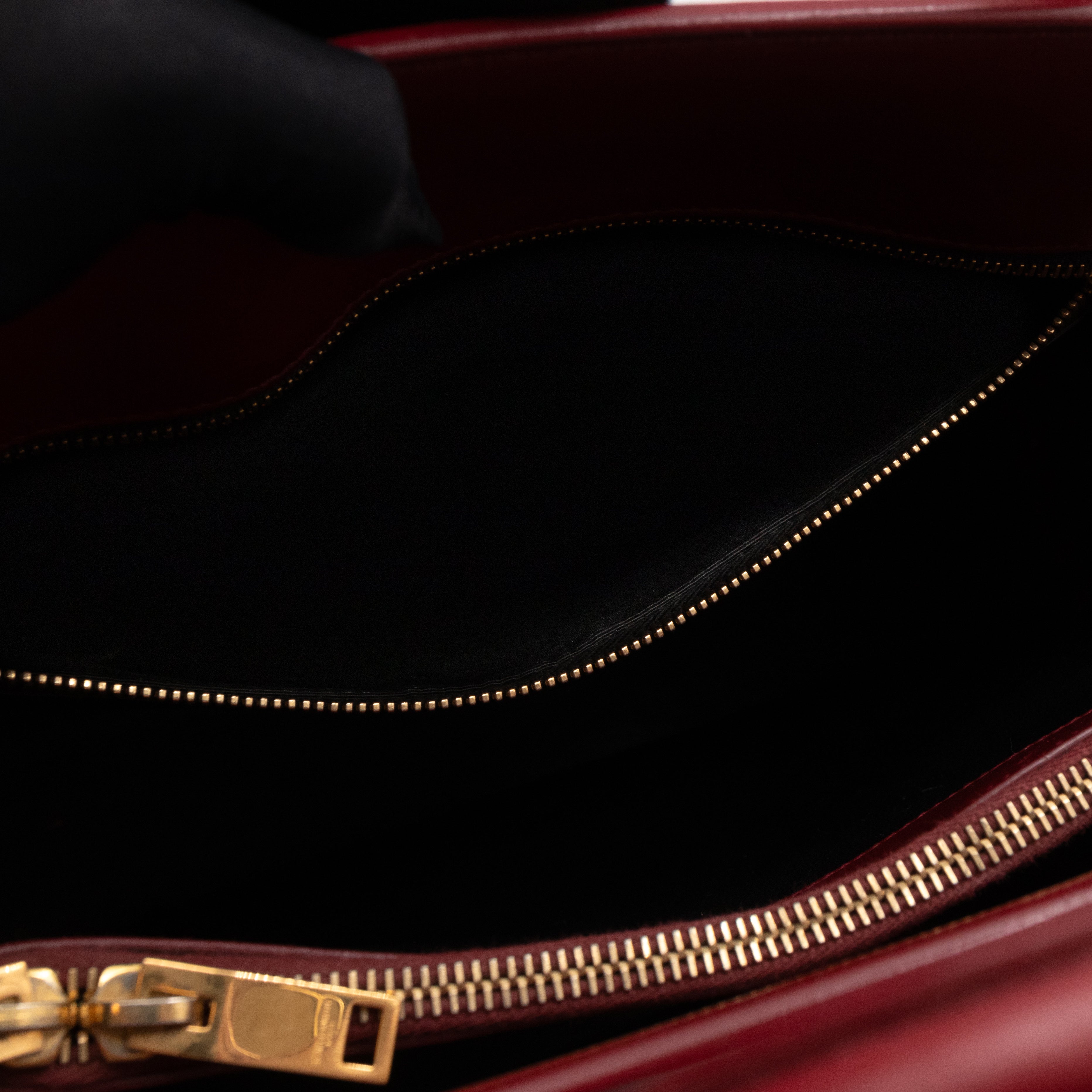 Sac de Jour Small Dark Red Leather