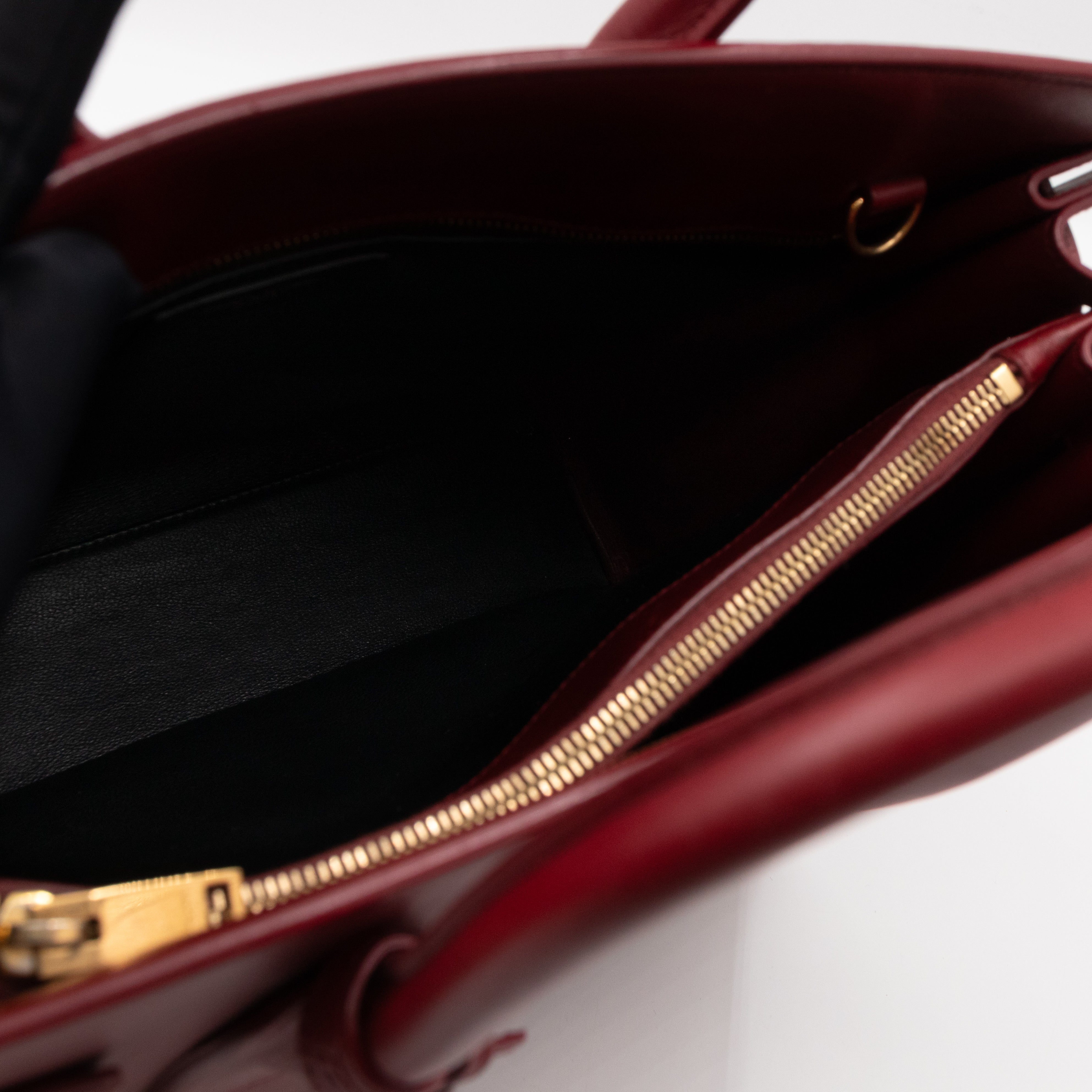 Sac de Jour Small Dark Red Leather