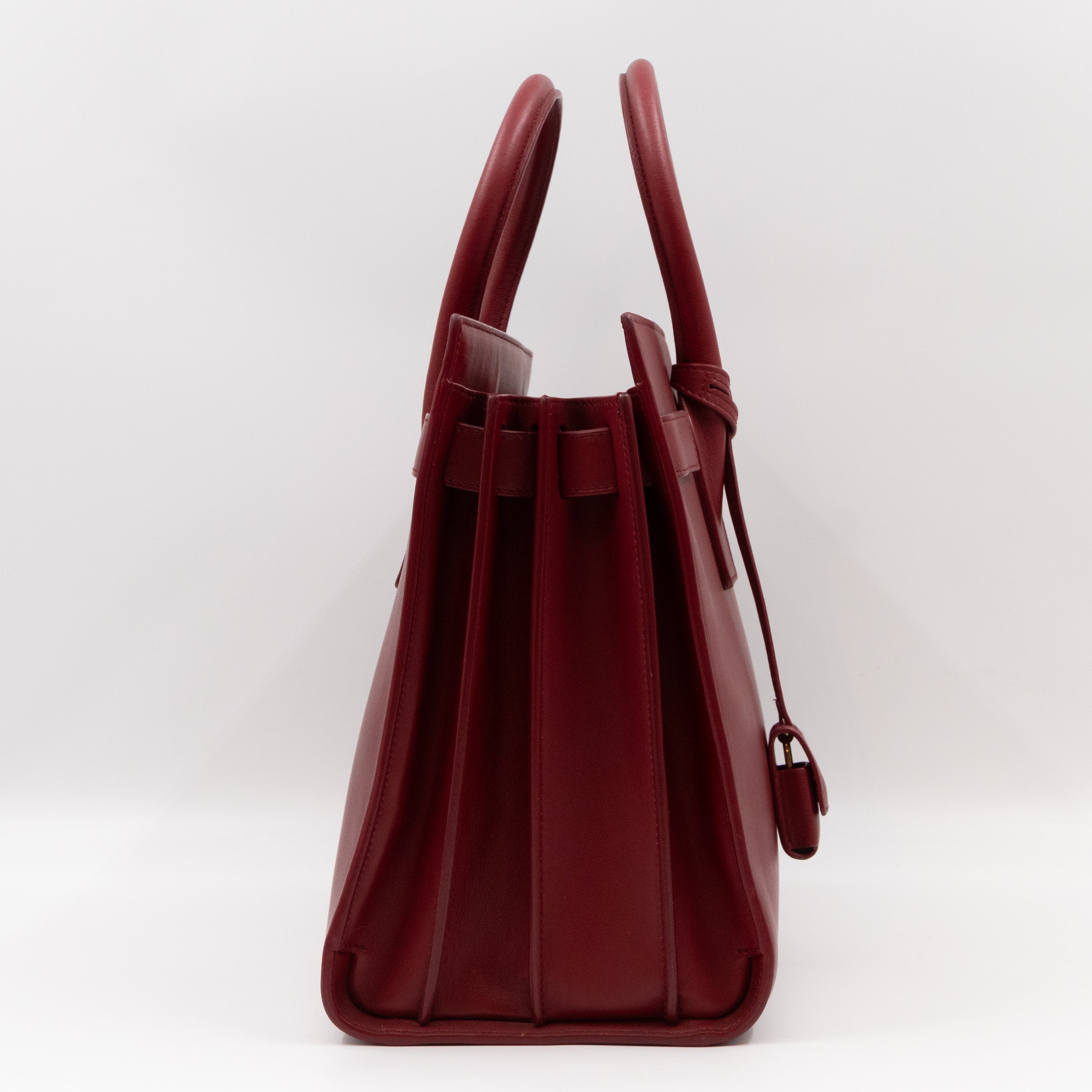 Sac de Jour Small Dark Red Leather