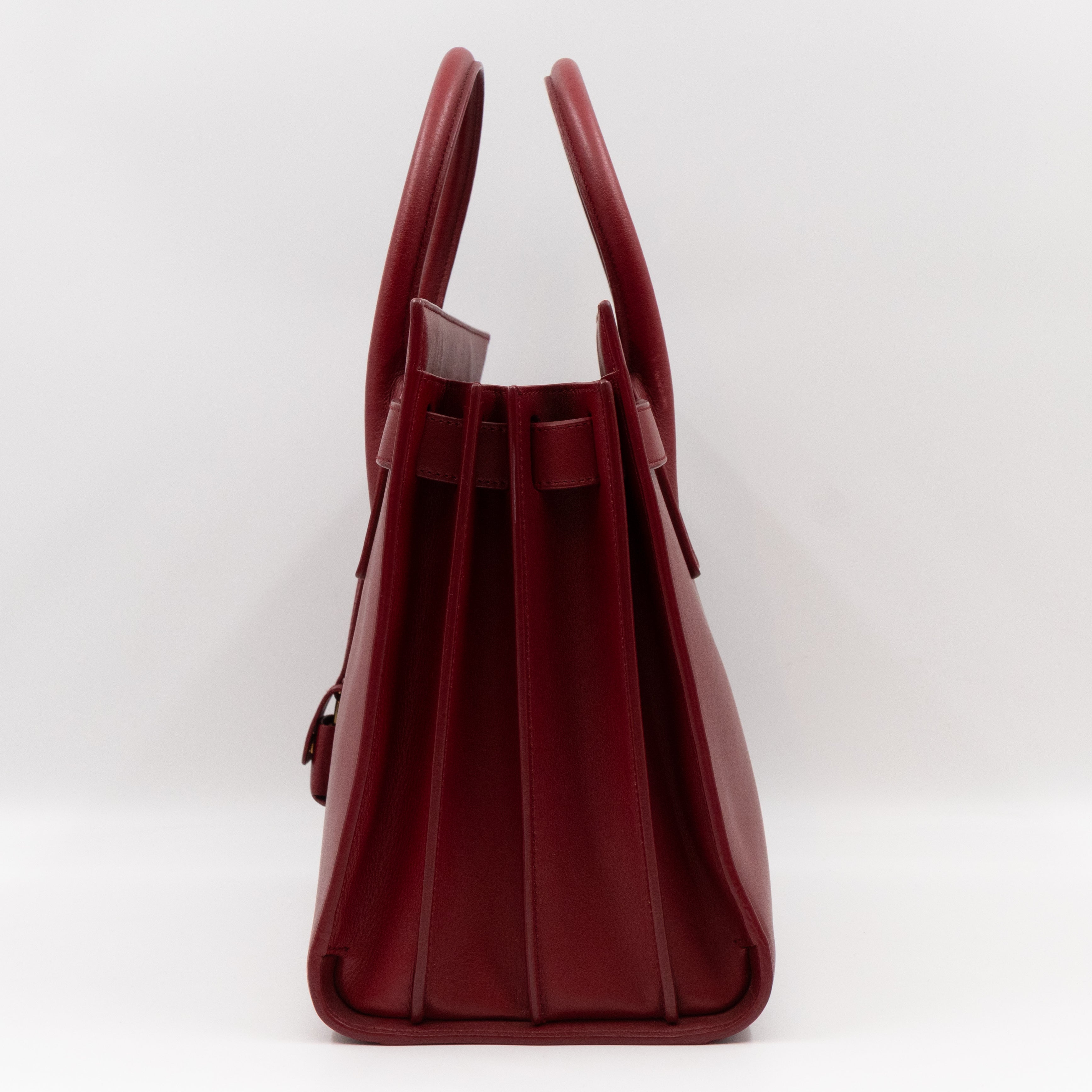 Sac de Jour Small Dark Red Leather