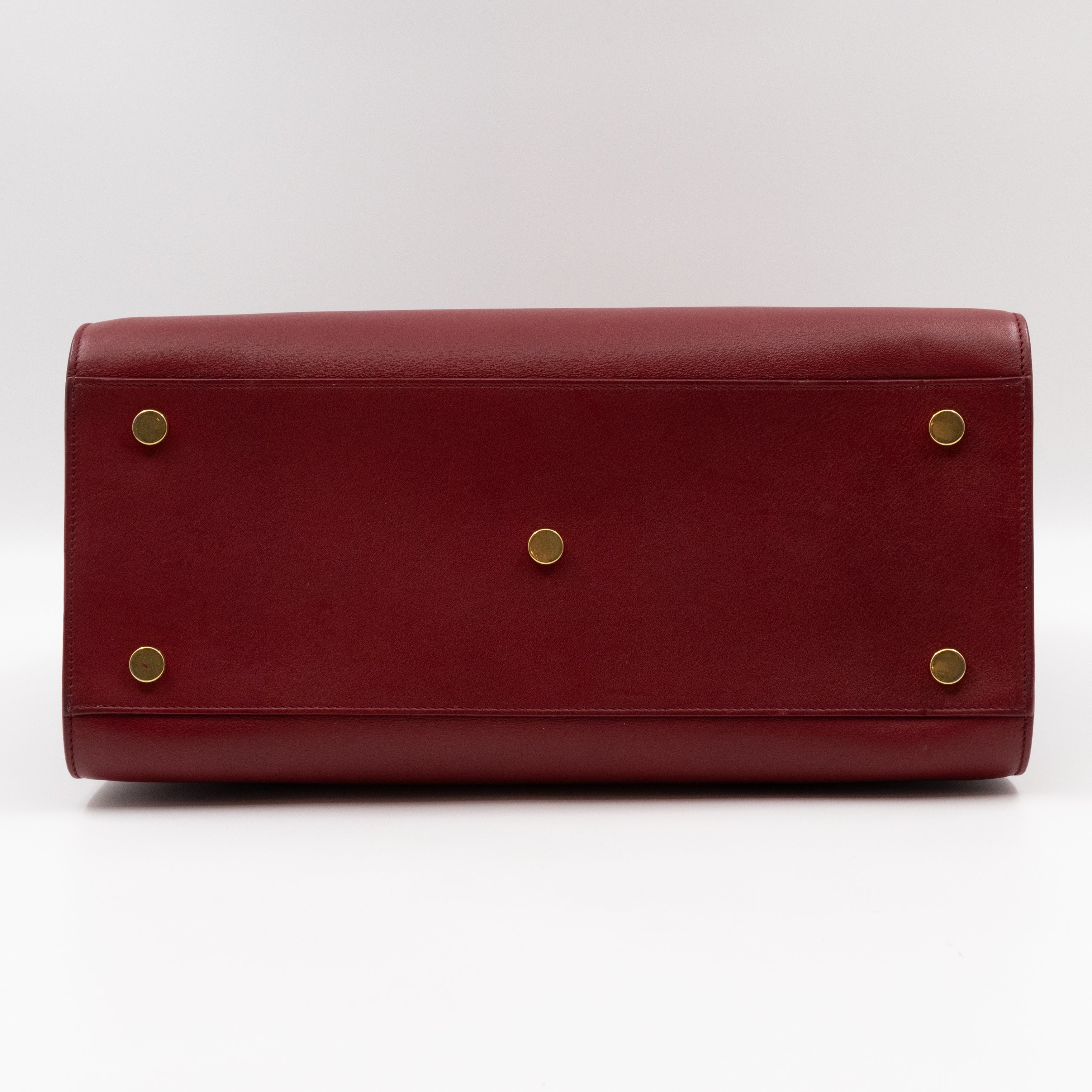 Sac de Jour Small Dark Red Leather