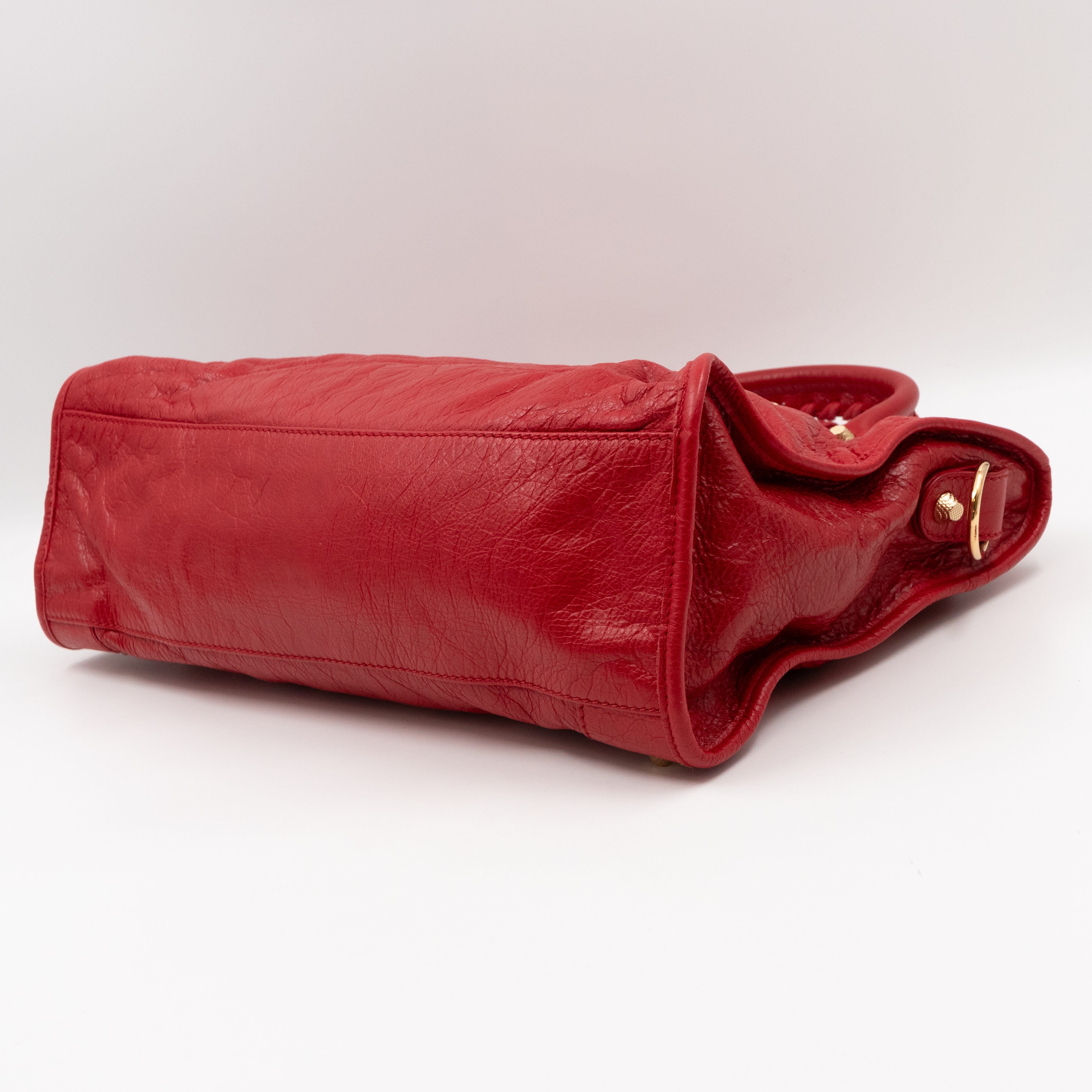 City Giant 12 Red Leather Gold