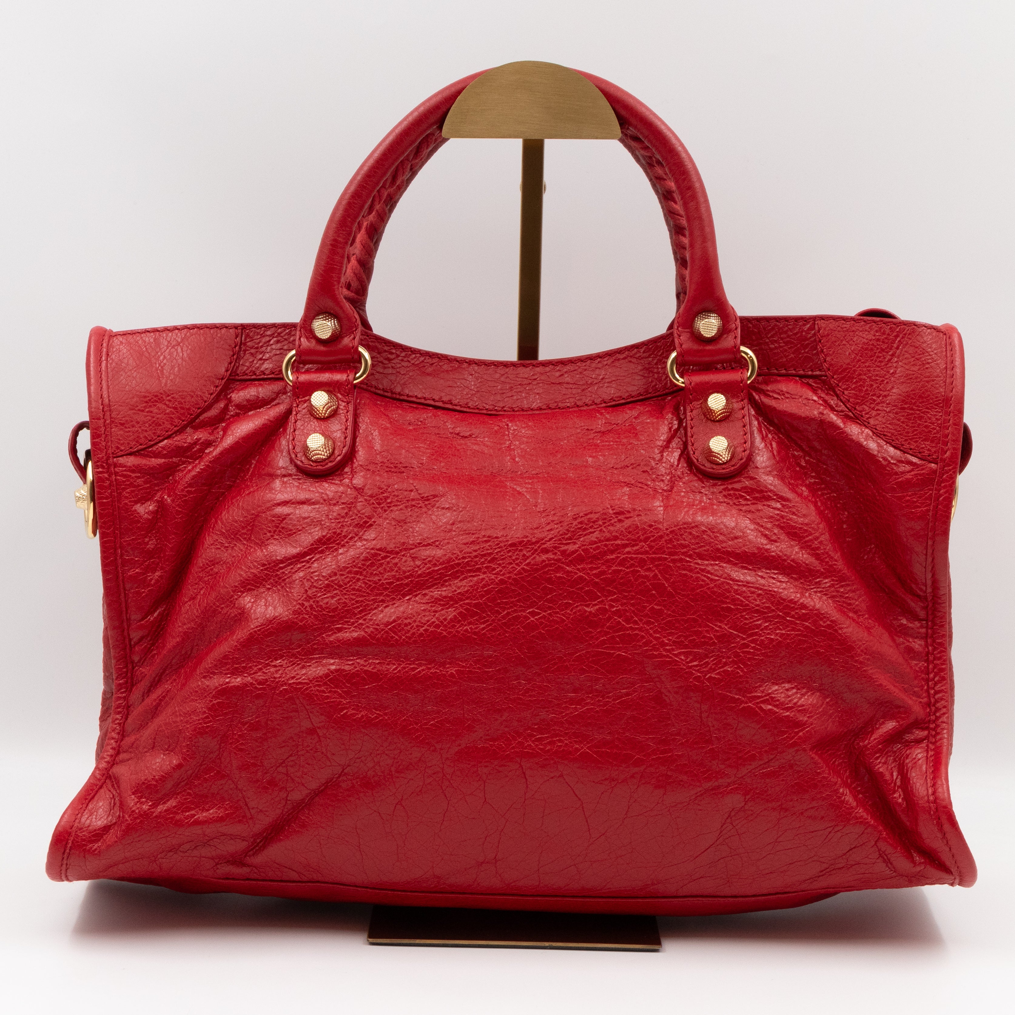 City Giant 12 Red Leather Gold