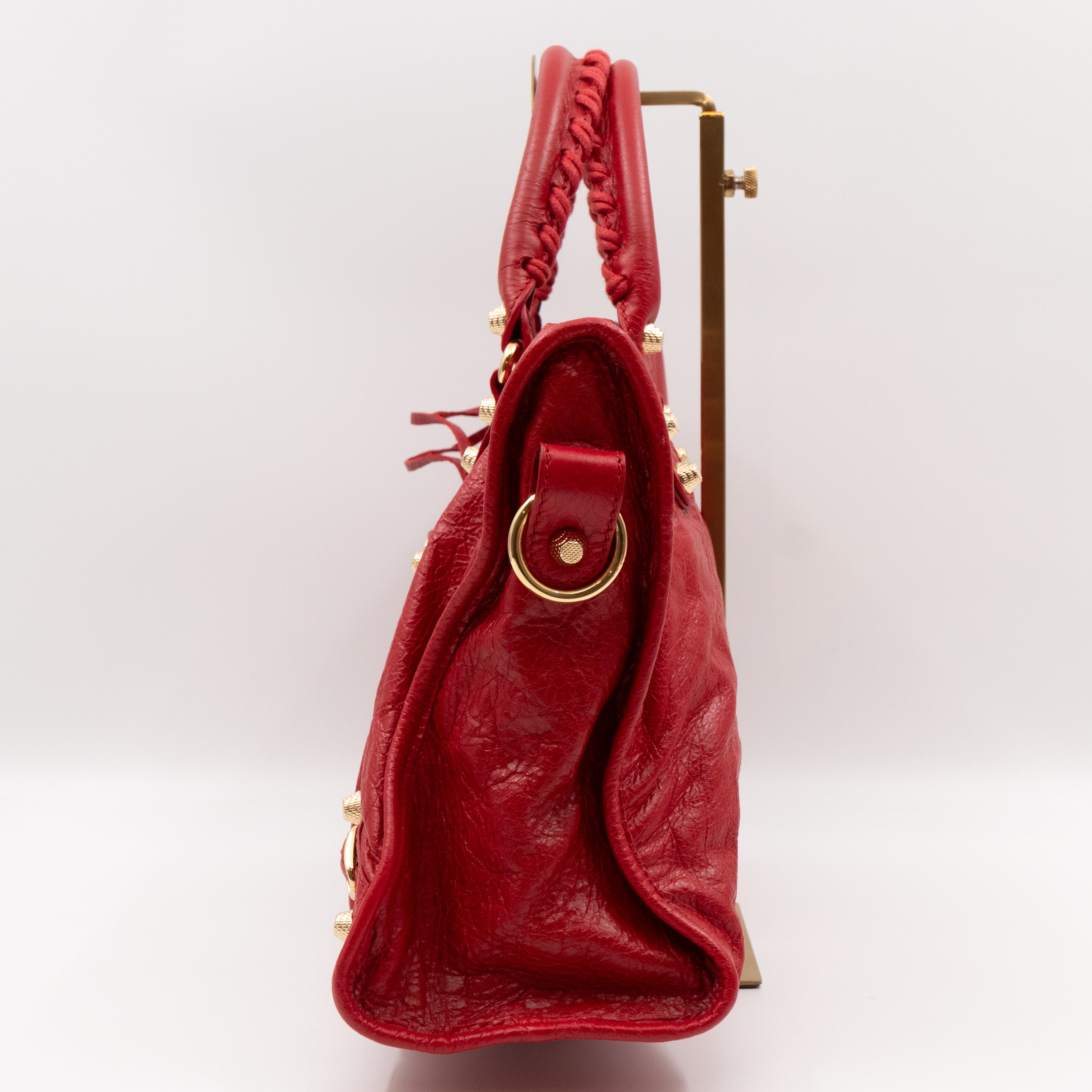 City Giant 12 Red Leather Gold
