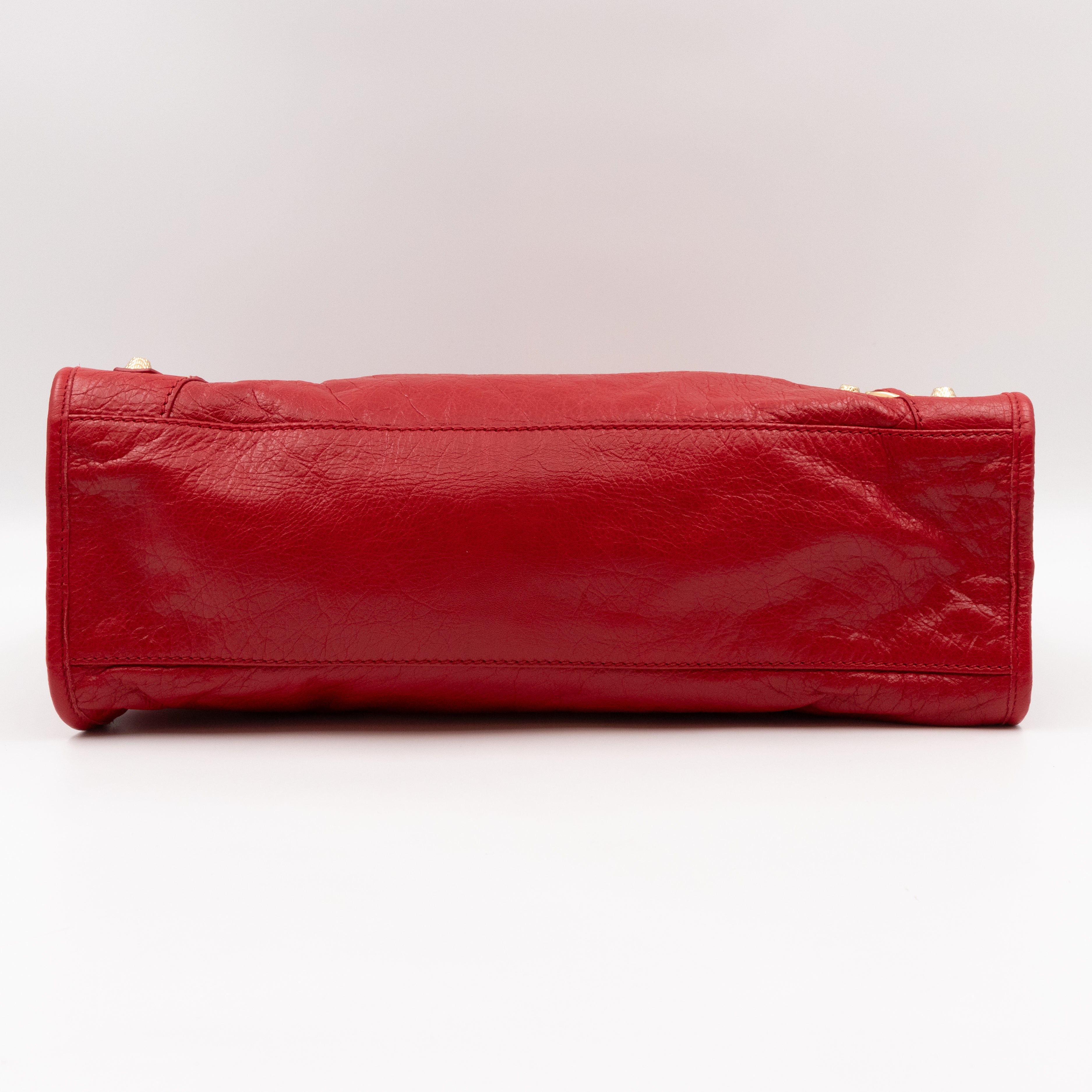 City Giant 12 Red Leather Gold