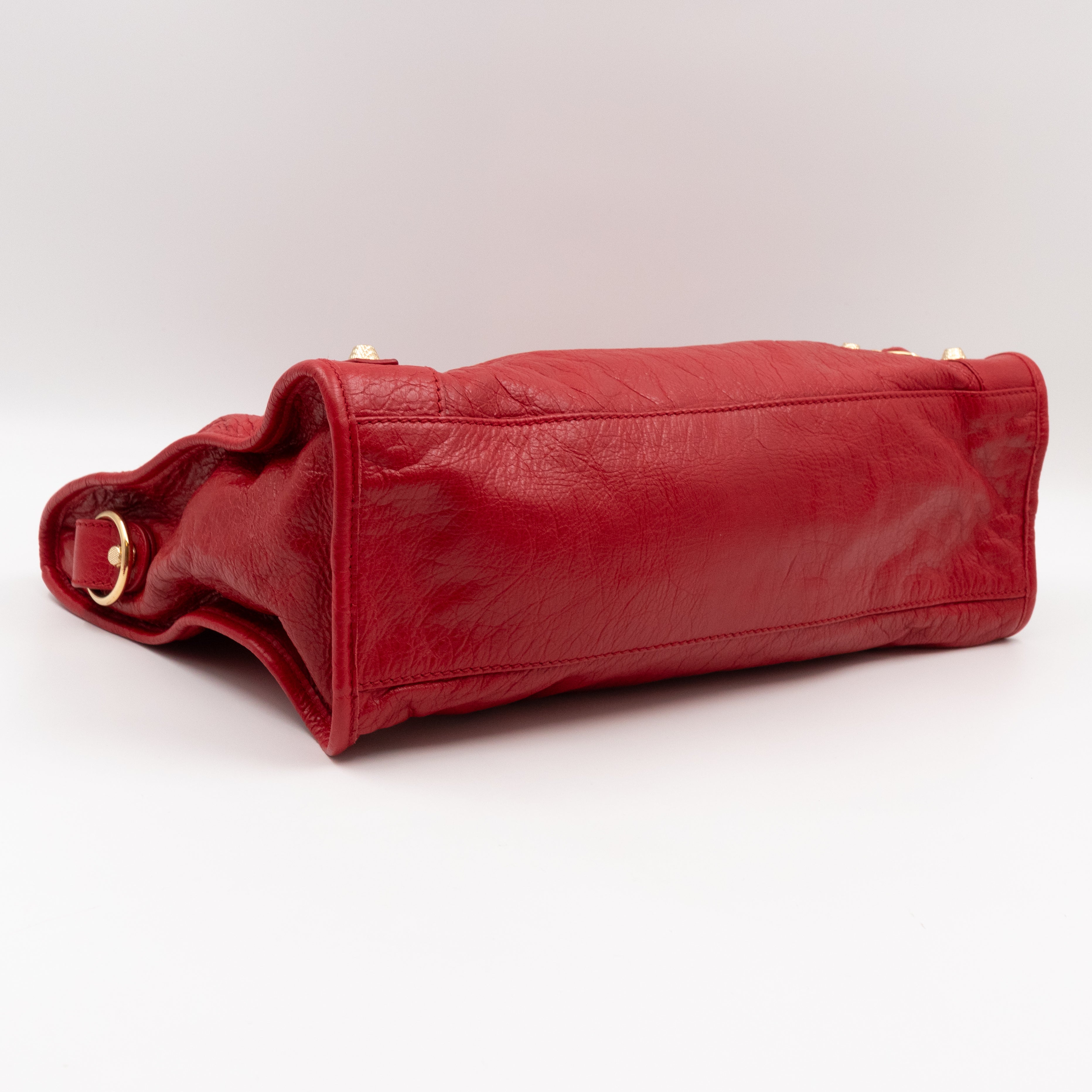 City Giant 12 Red Leather Gold