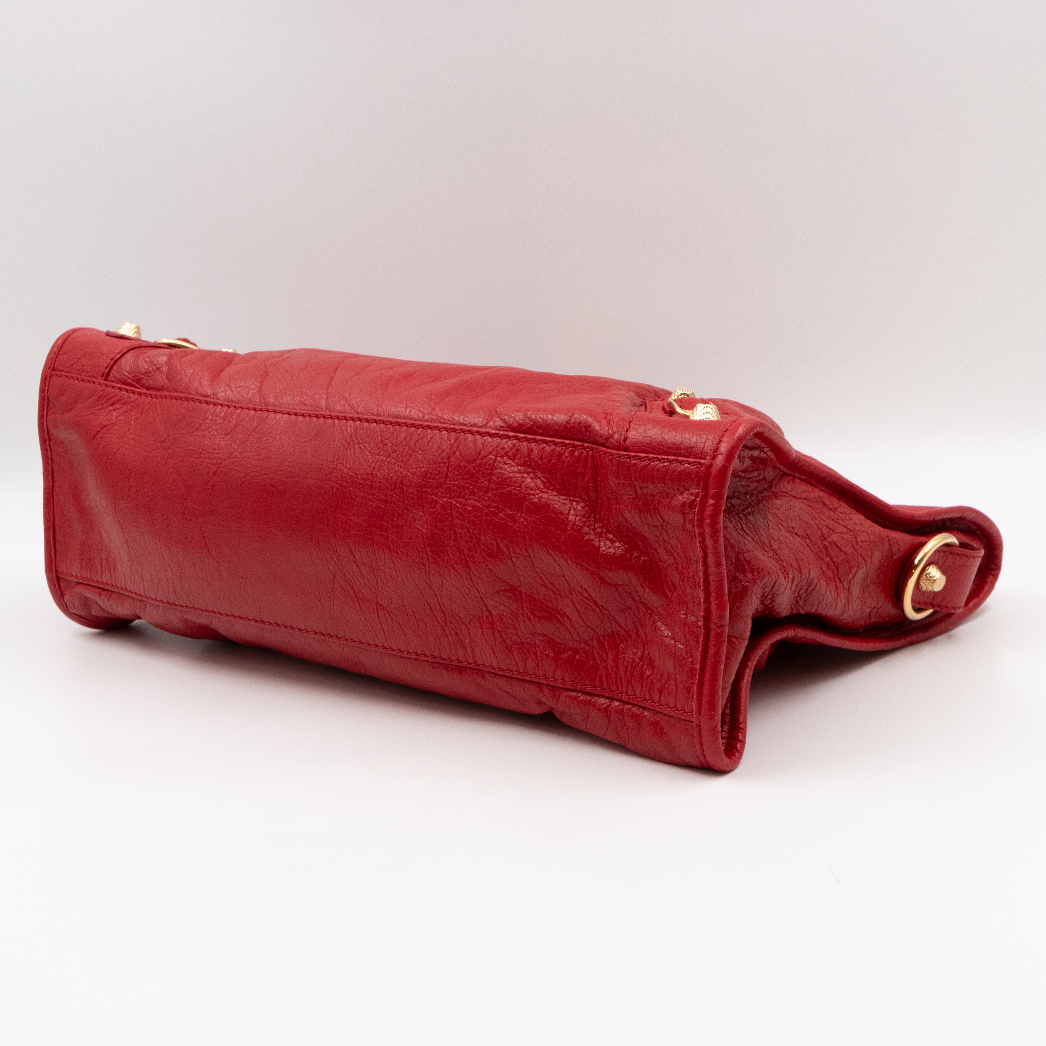 City Giant 12 Red Leather Gold
