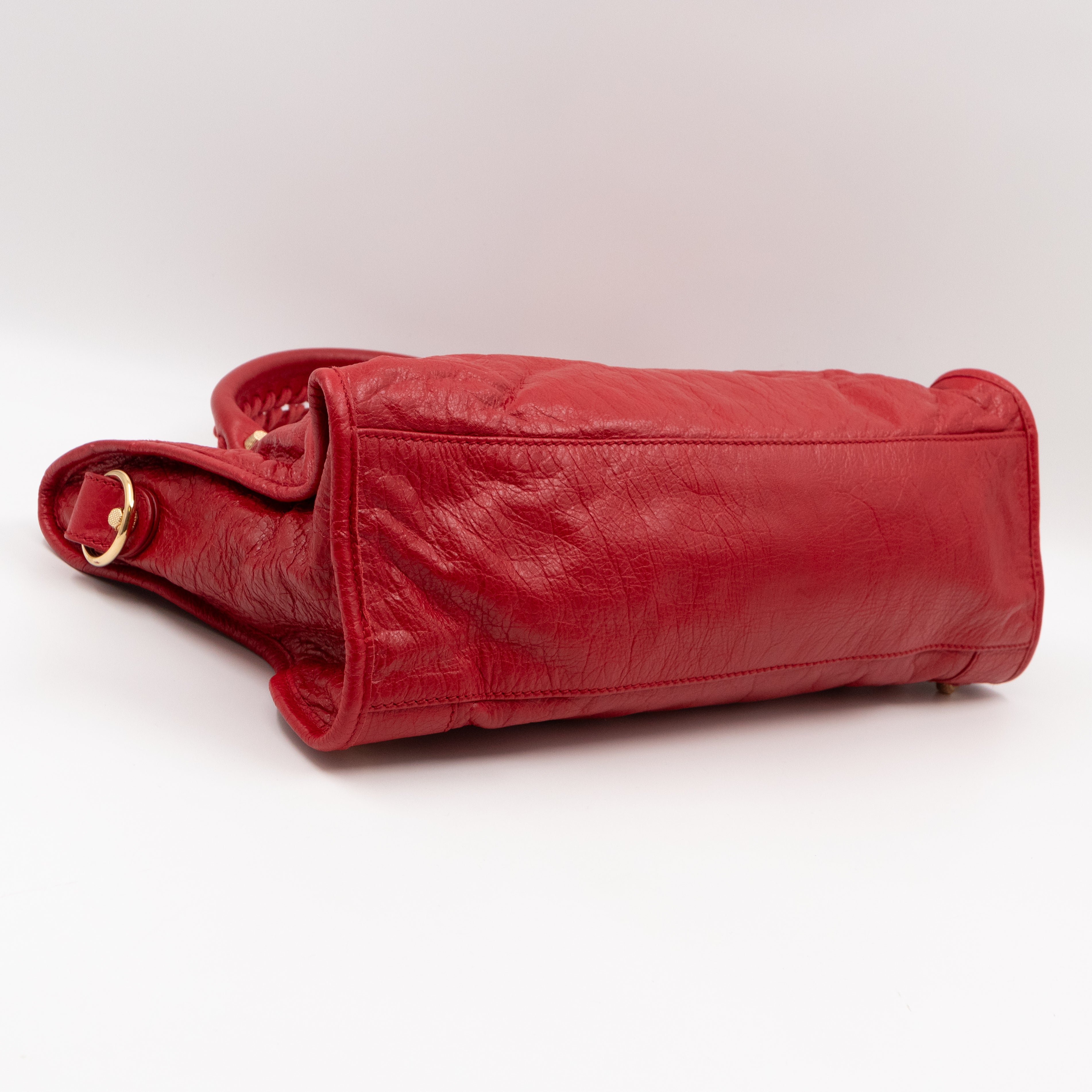City Giant 12 Red Leather Gold