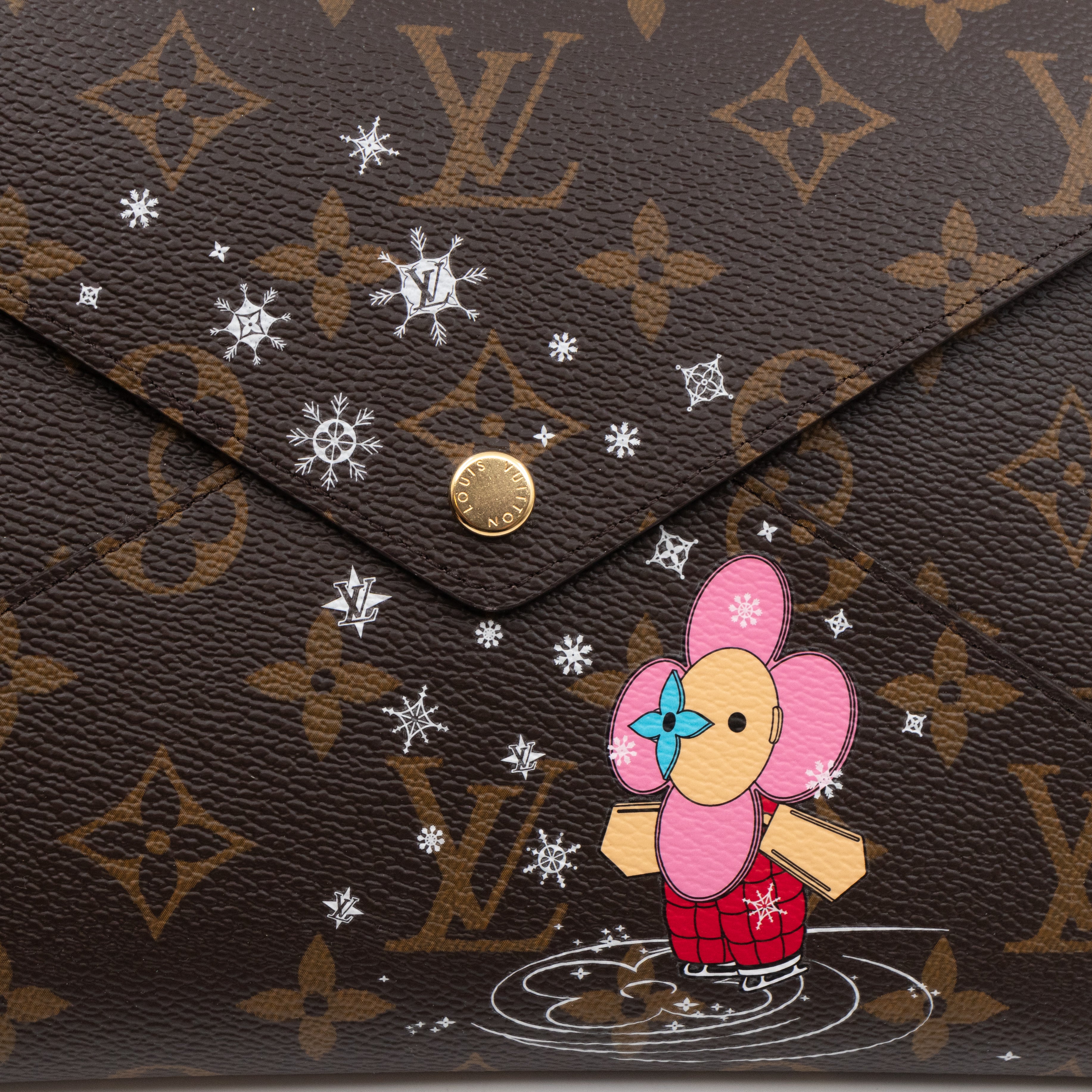 Pochette Kirigami Large Monogram Christmas