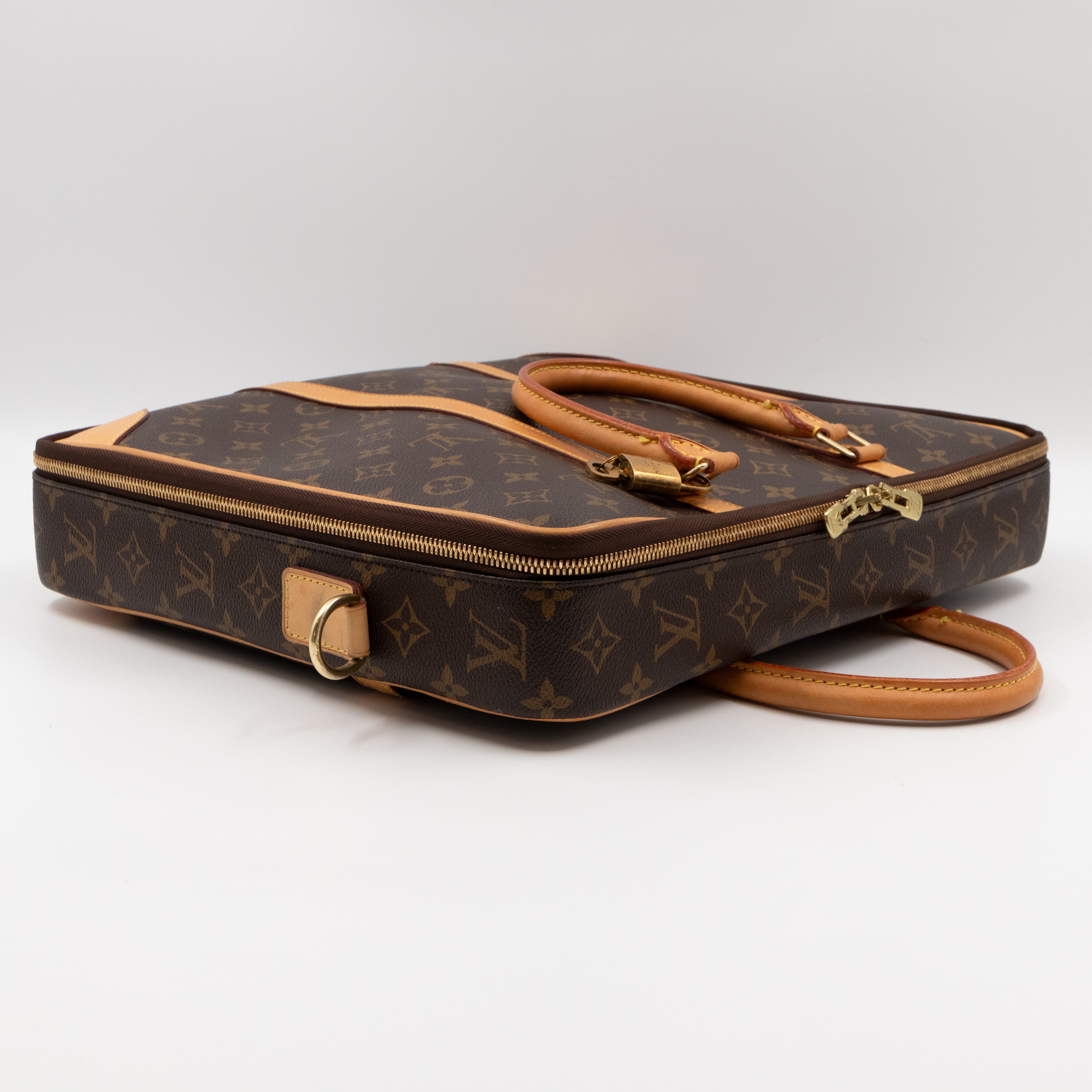 Cupertino Monogram Briefcase