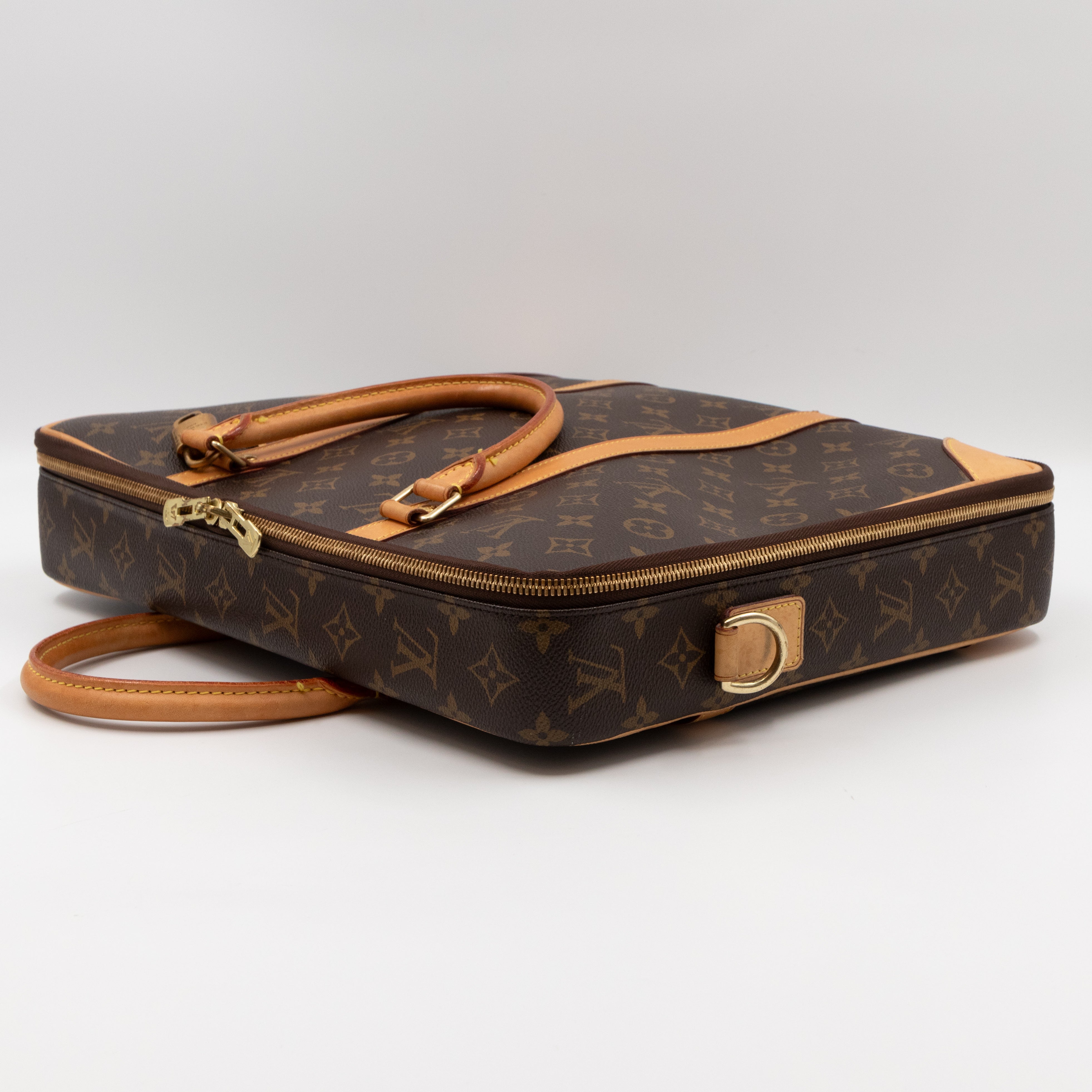 Cupertino Monogram Briefcase