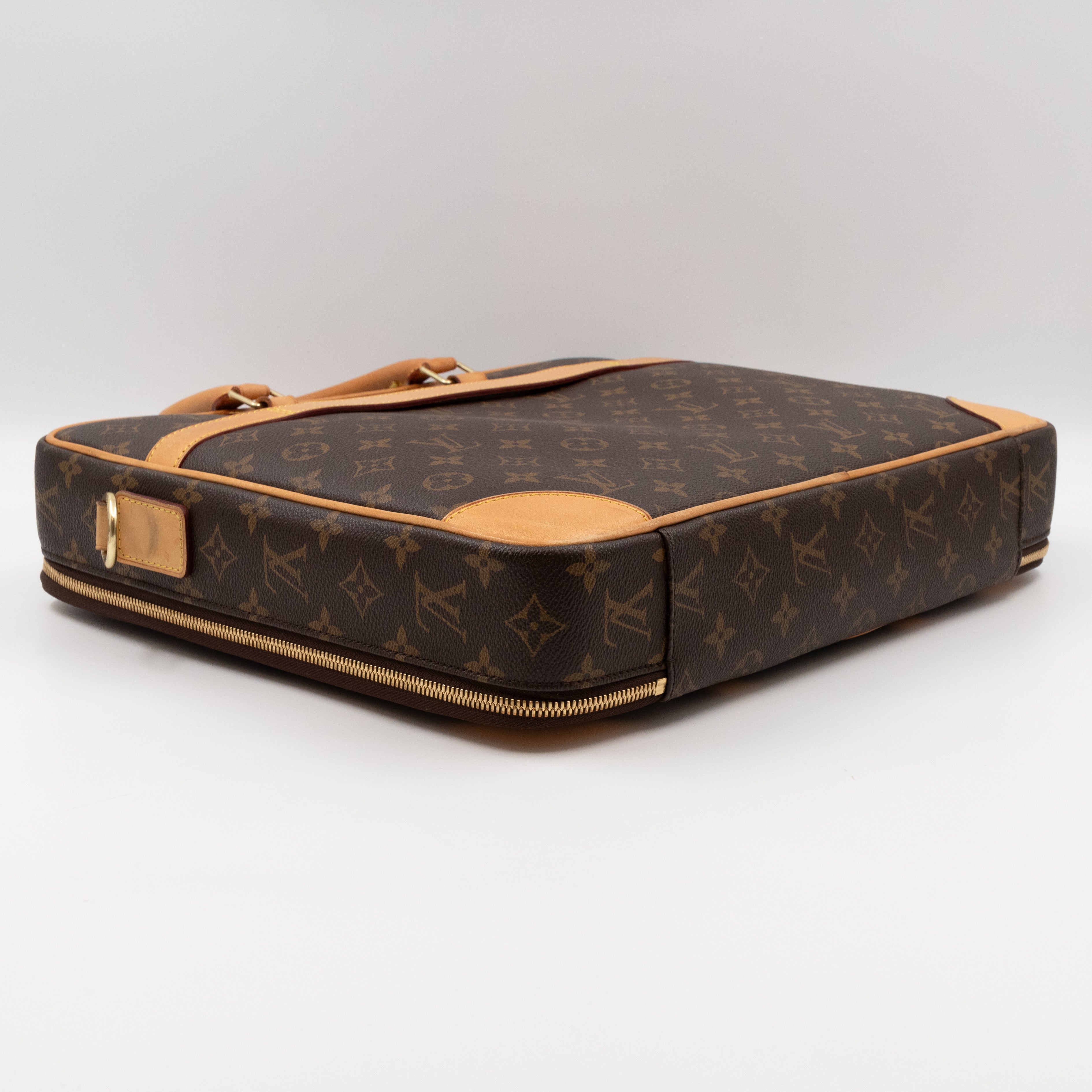 Cupertino Monogram Briefcase