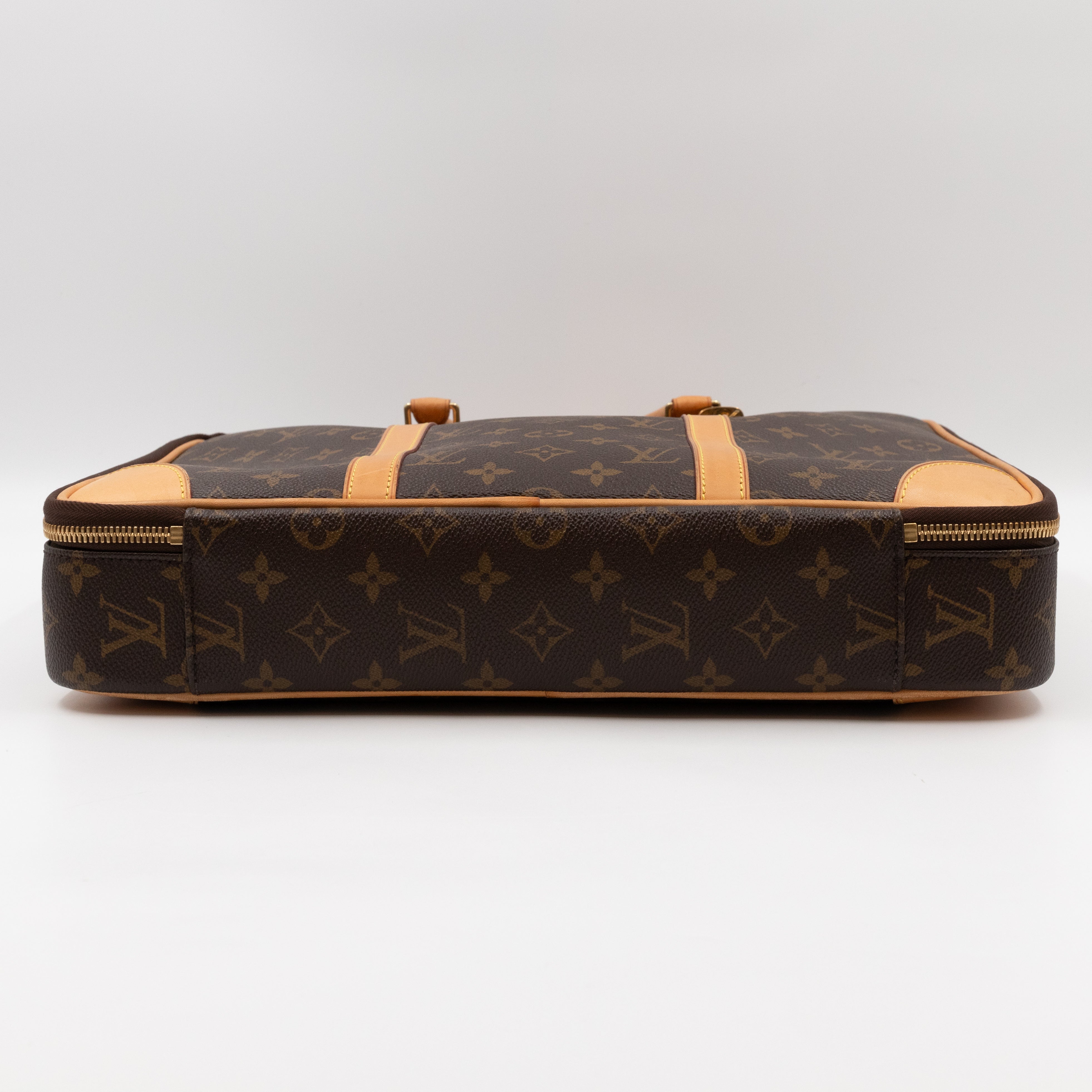 Cupertino Monogram Briefcase