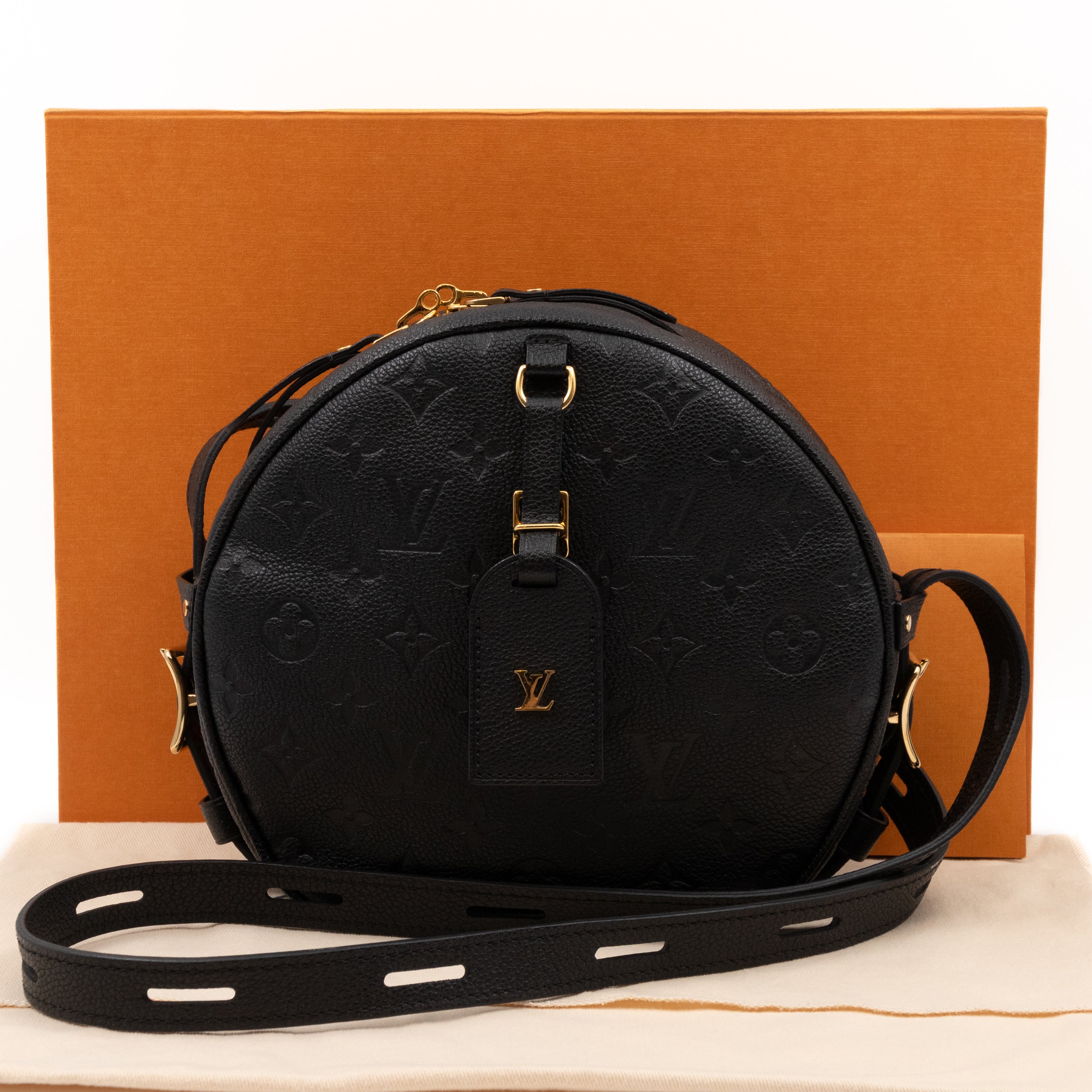 Louis Vuitton Boite Chapeau Souple MM Monogram Empreinte – Queen