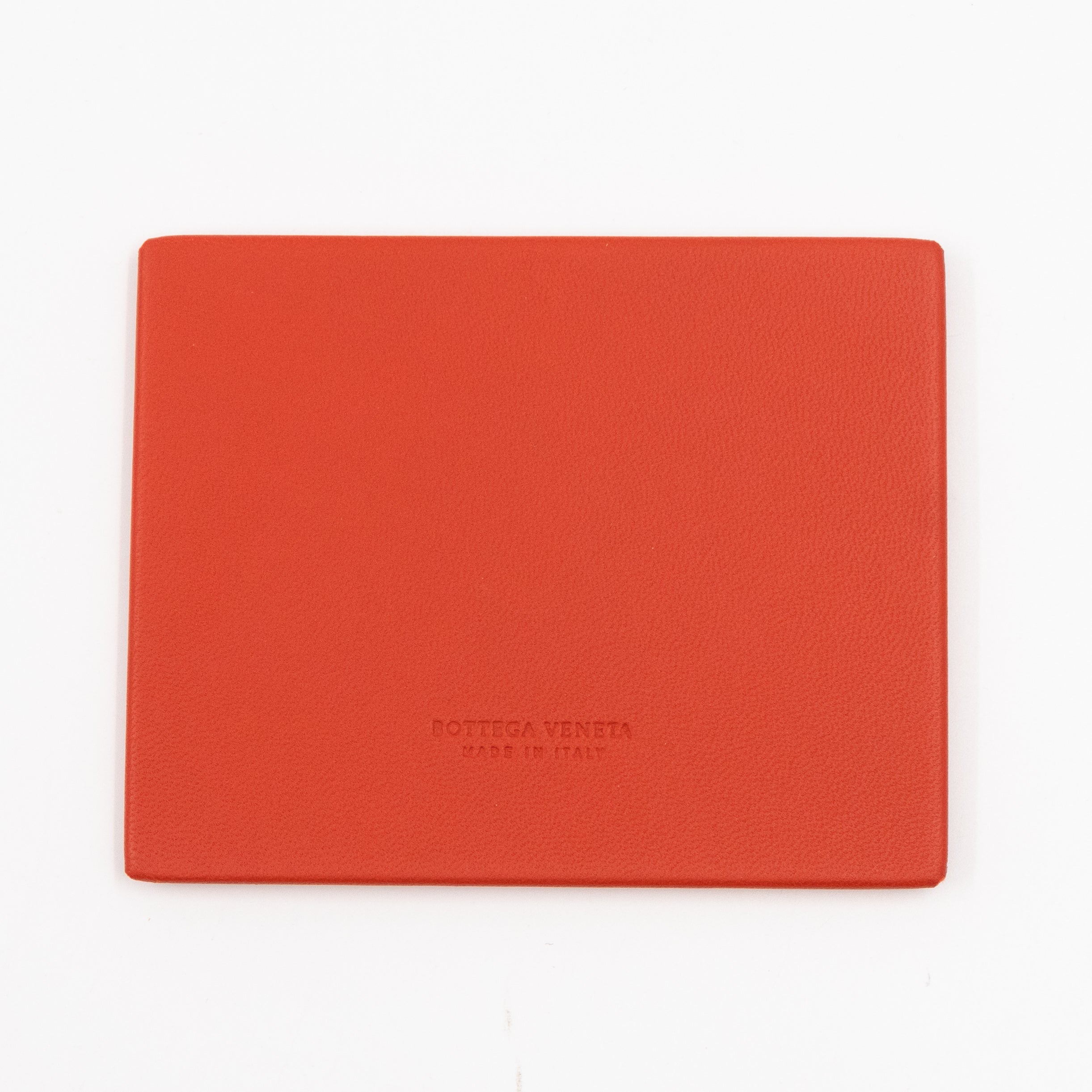 Loop Shoulder Bag Intrecciato Orange Leather