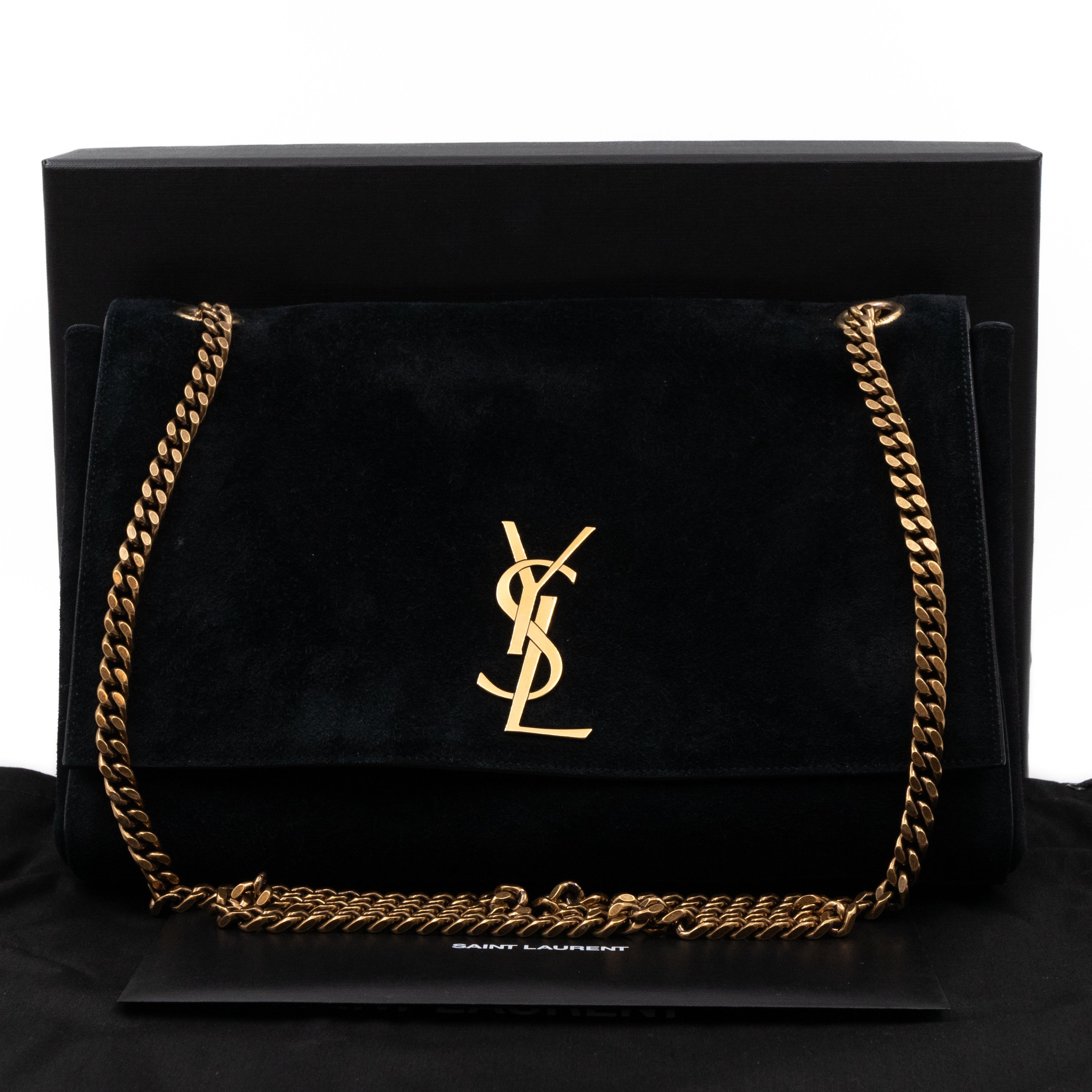 Reversible Kate Medium Black Suede & Leather