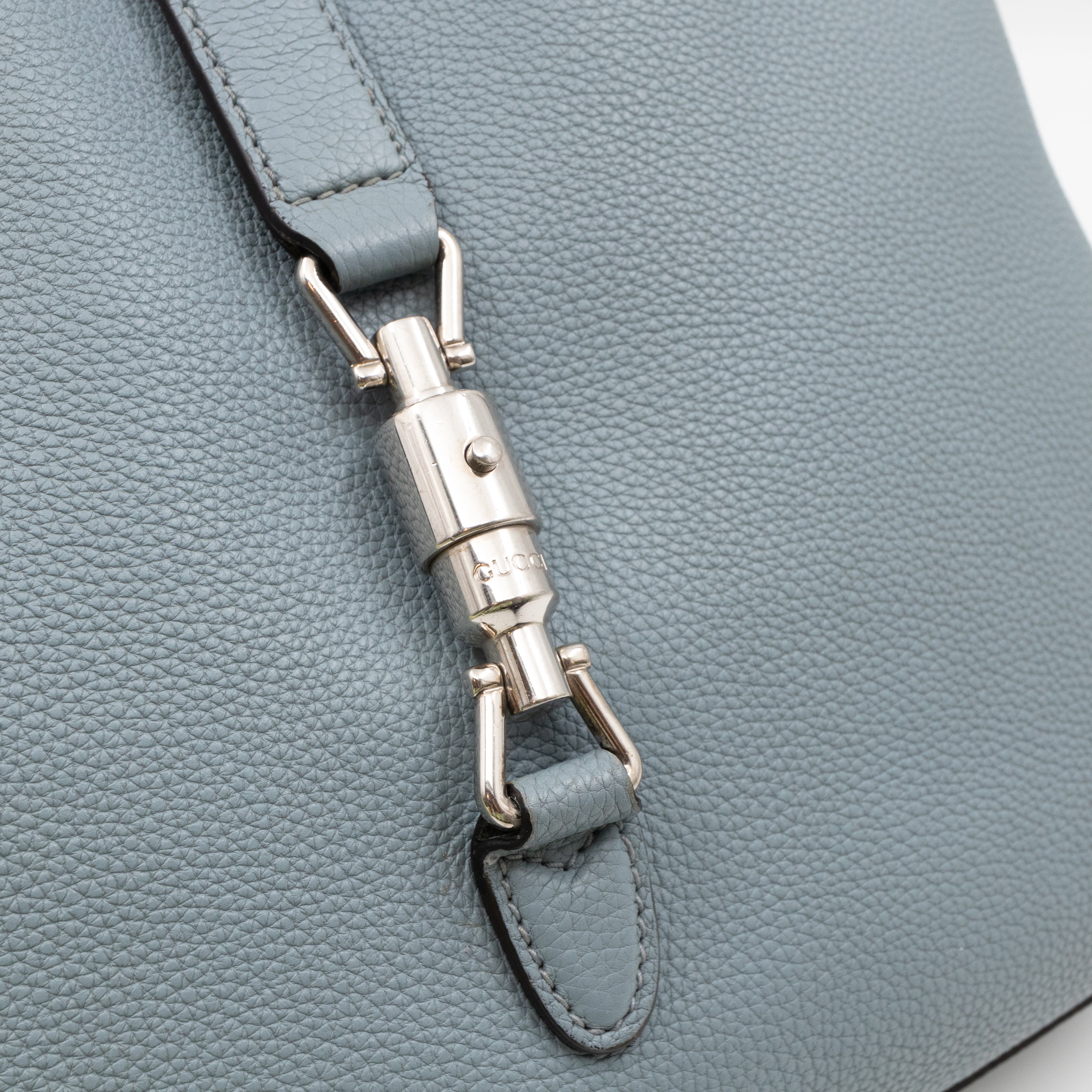 Jackie Hobo Bag Smoke Grey Leather